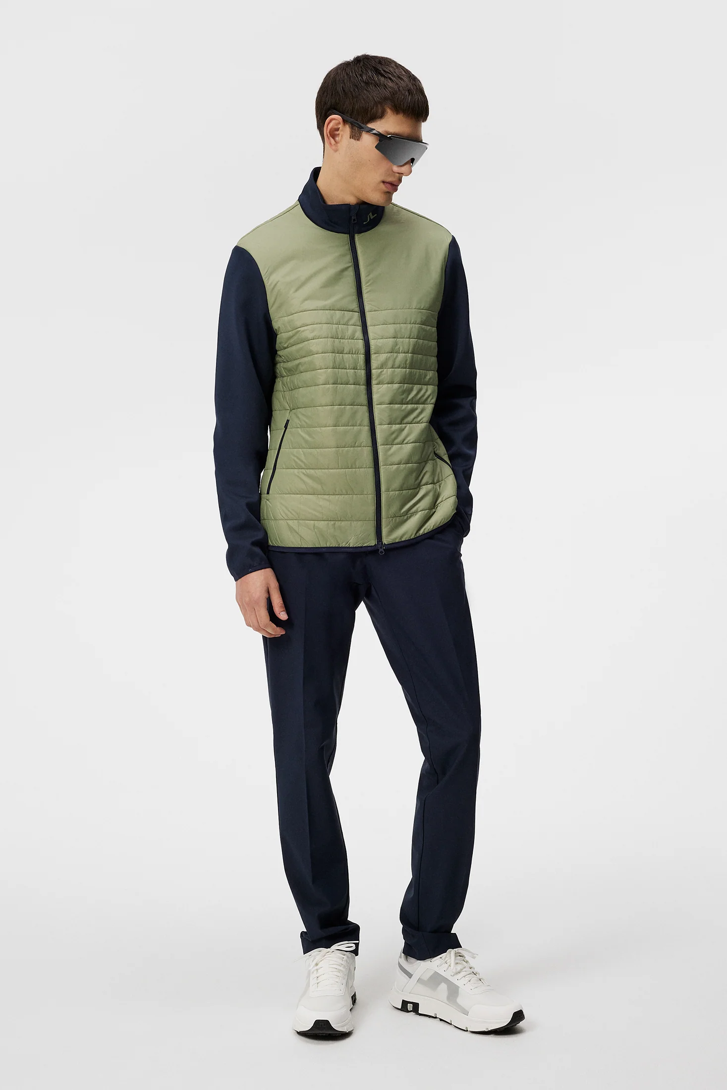 Martino Quilt Hybrid Jacket / Oil Green - Image 5