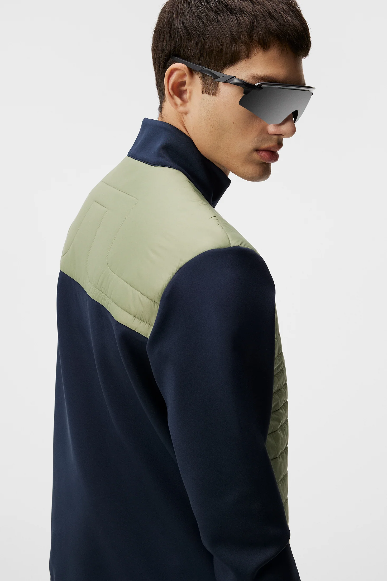 Martino Quilt Hybrid Jacket / Oil Green - Image 6