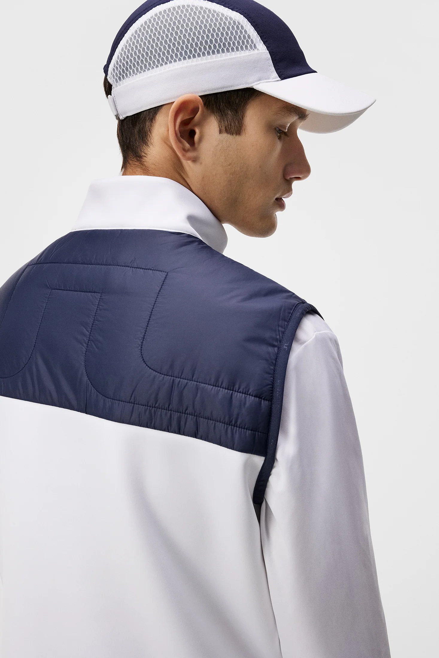 Martino Quilt Hybrid Vest / JL Navy - Image 7