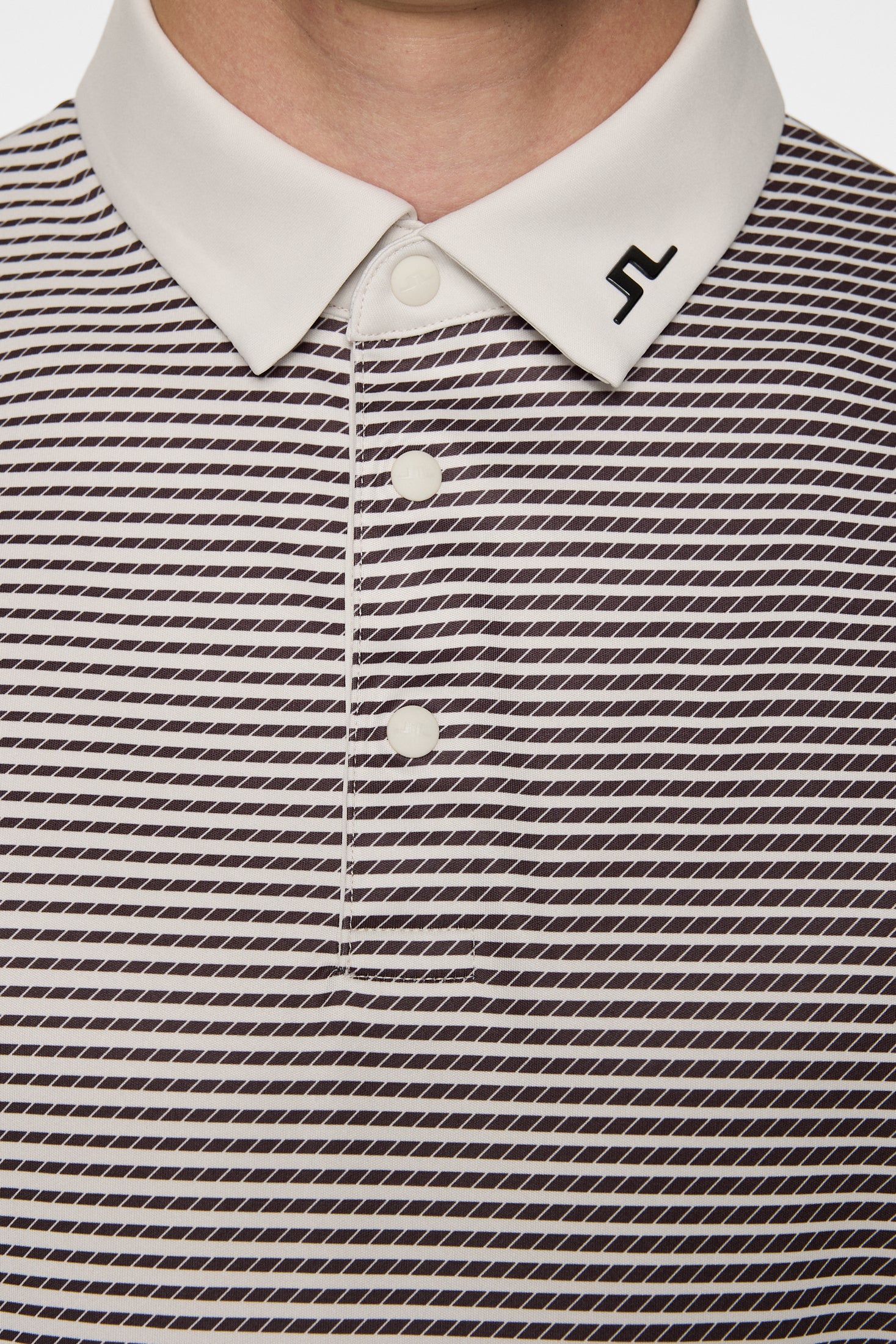 Marvin Stripe Polo / Moonbeam - Image 7