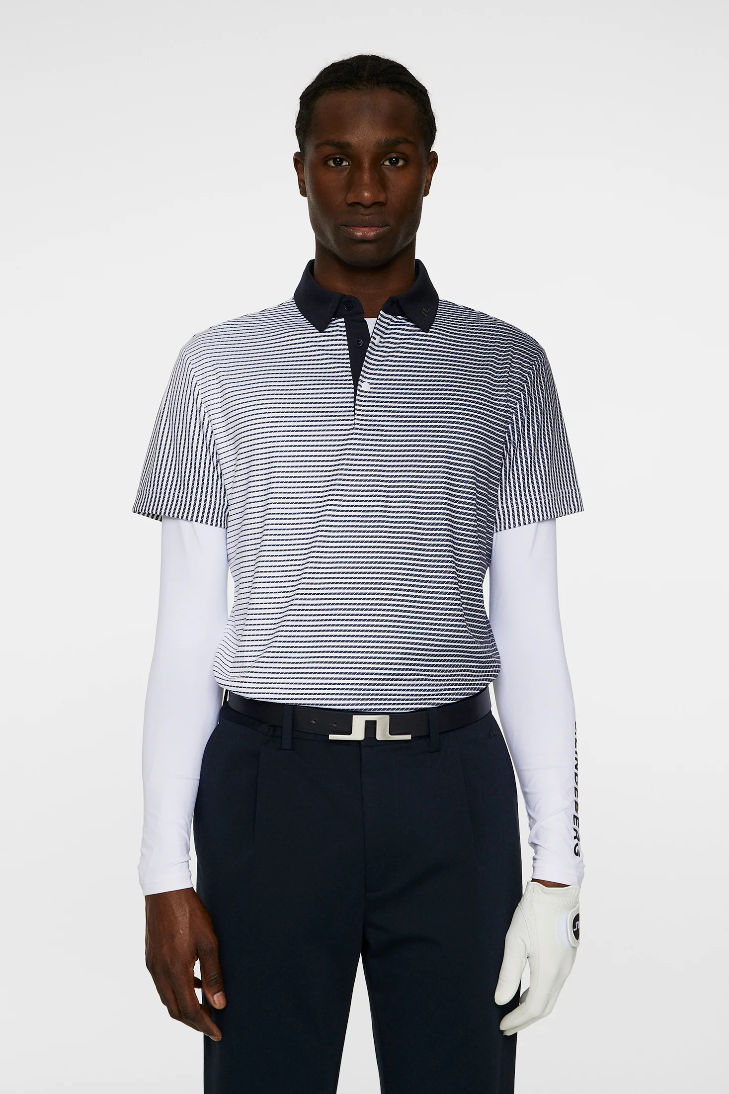 Marvin Stripe Polo / White - Image 3