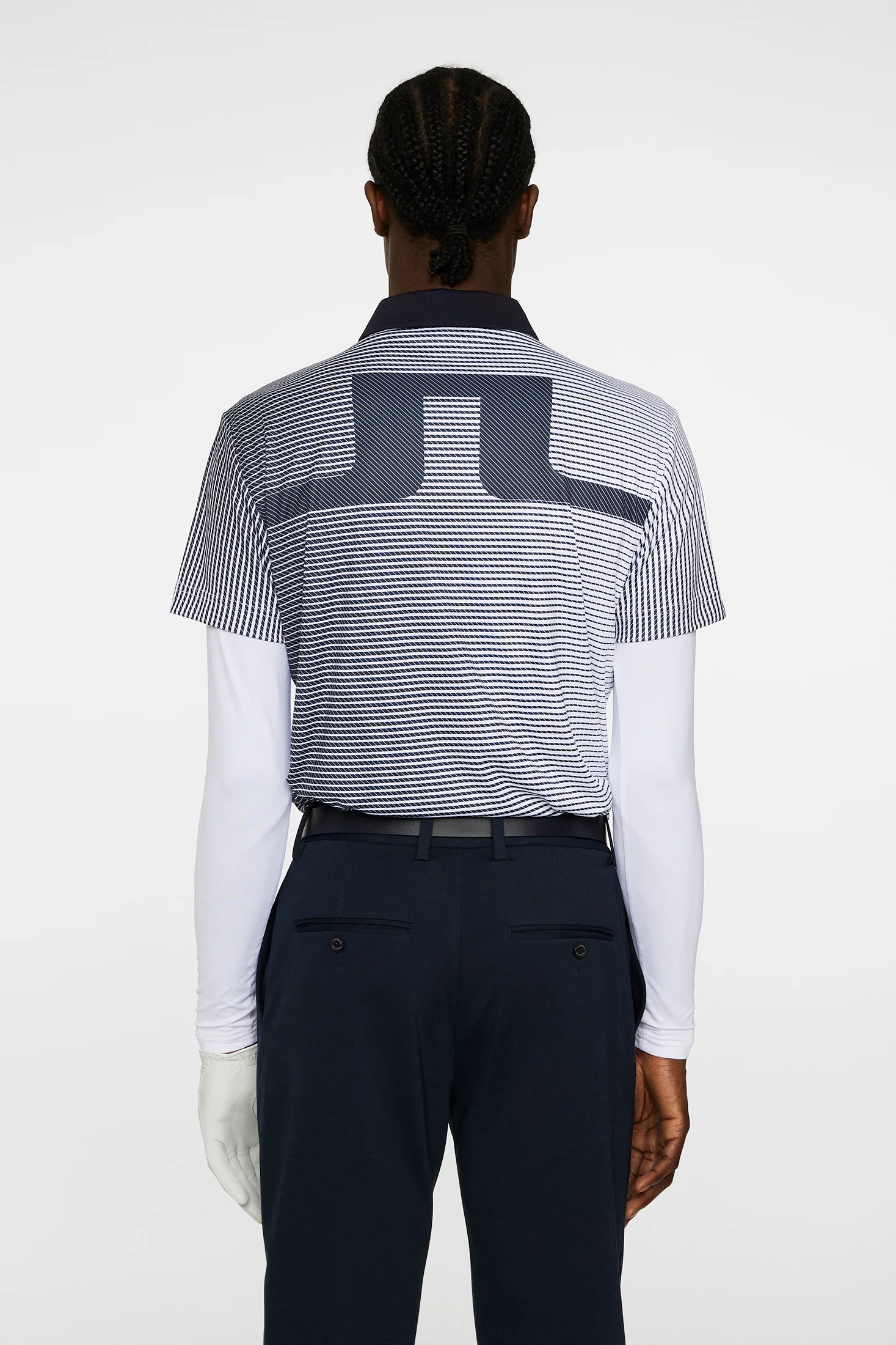 Marvin Stripe Polo / White - Image 4