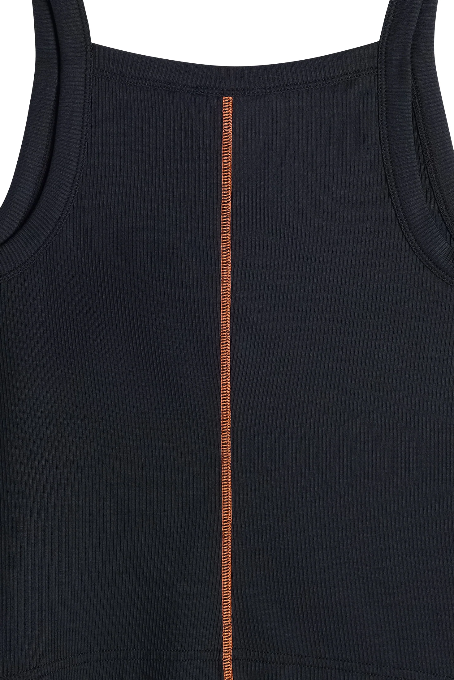 Meira Rib Tank Top / Black - Image 3