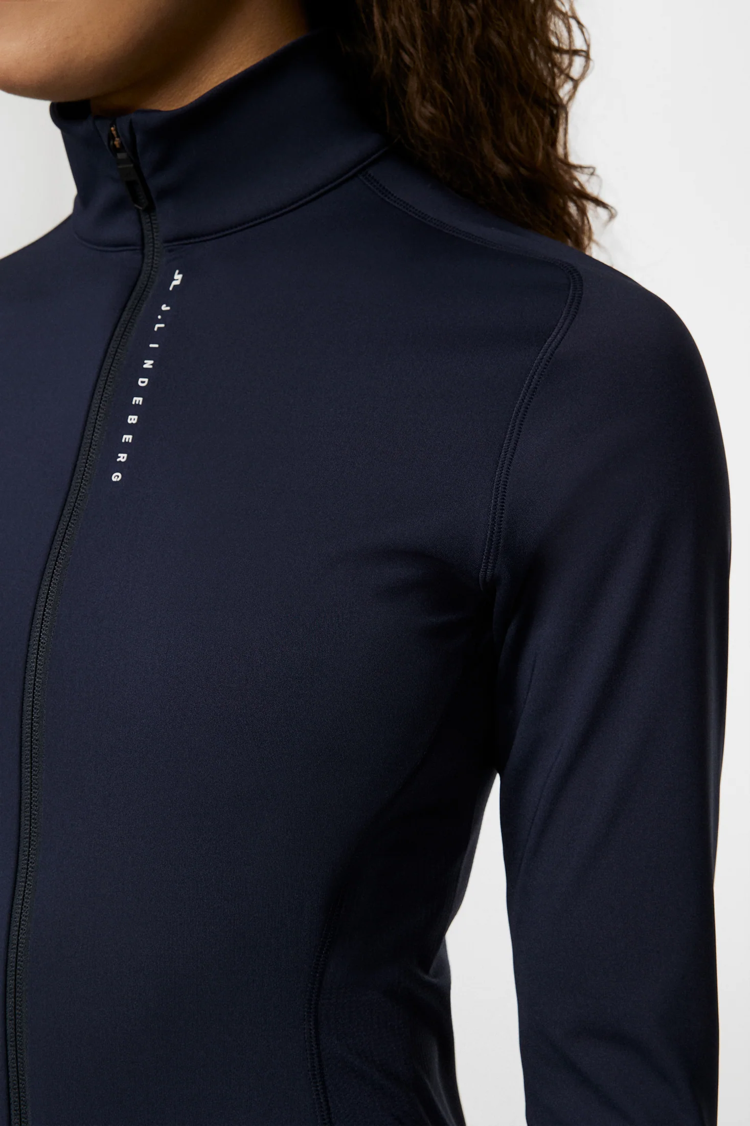 Mel Zip Mid Layer / JL Navy - Image 6