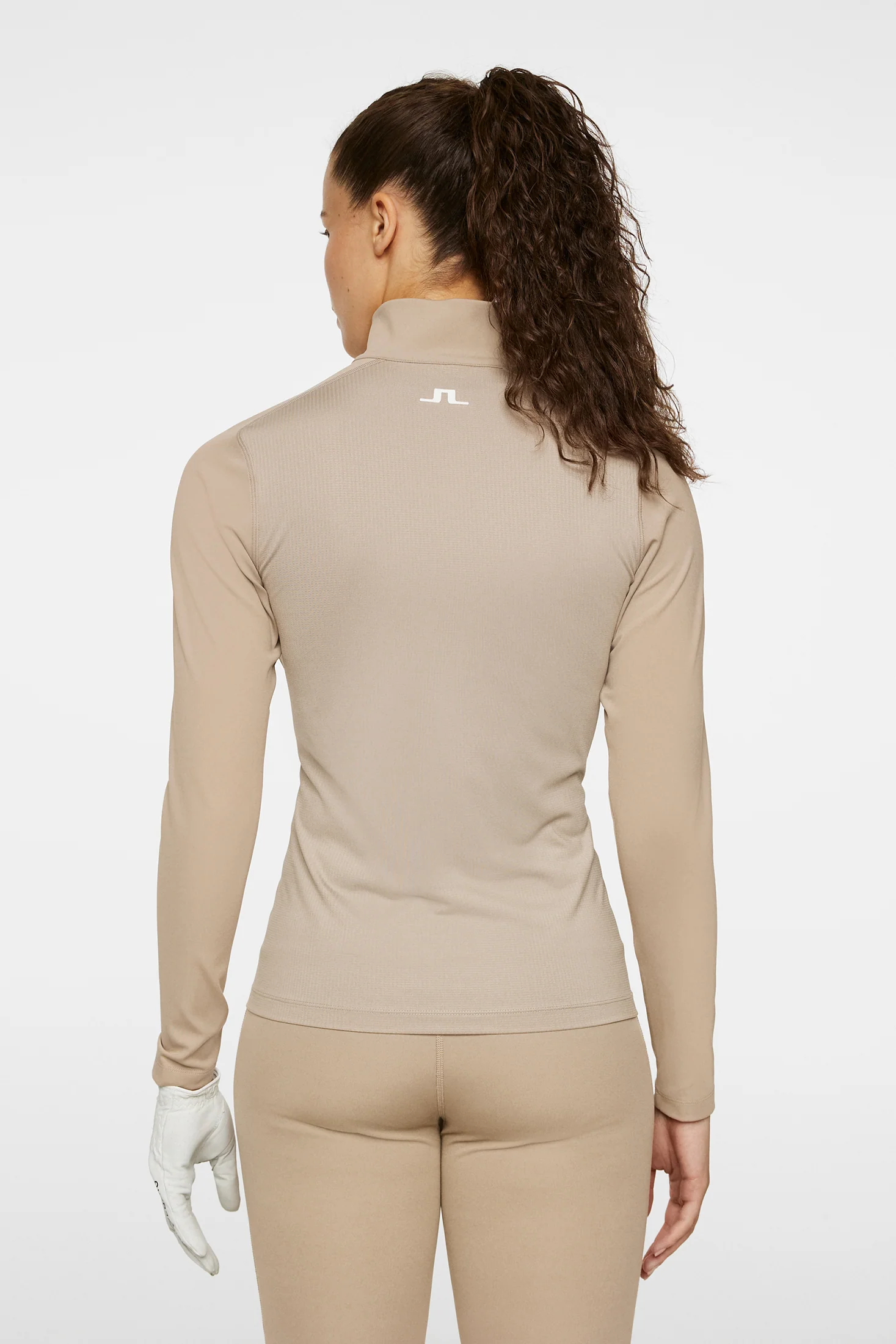 Mel Zip Mid Layer / Vintage Khaki - Image 3