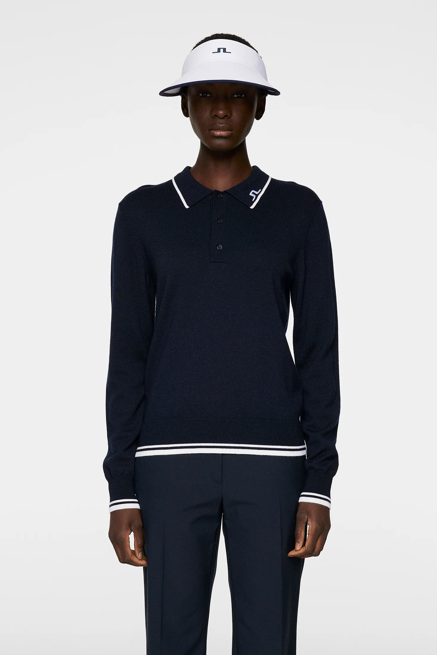Mimmi Knitted Shirt / JL Navy - Image 2