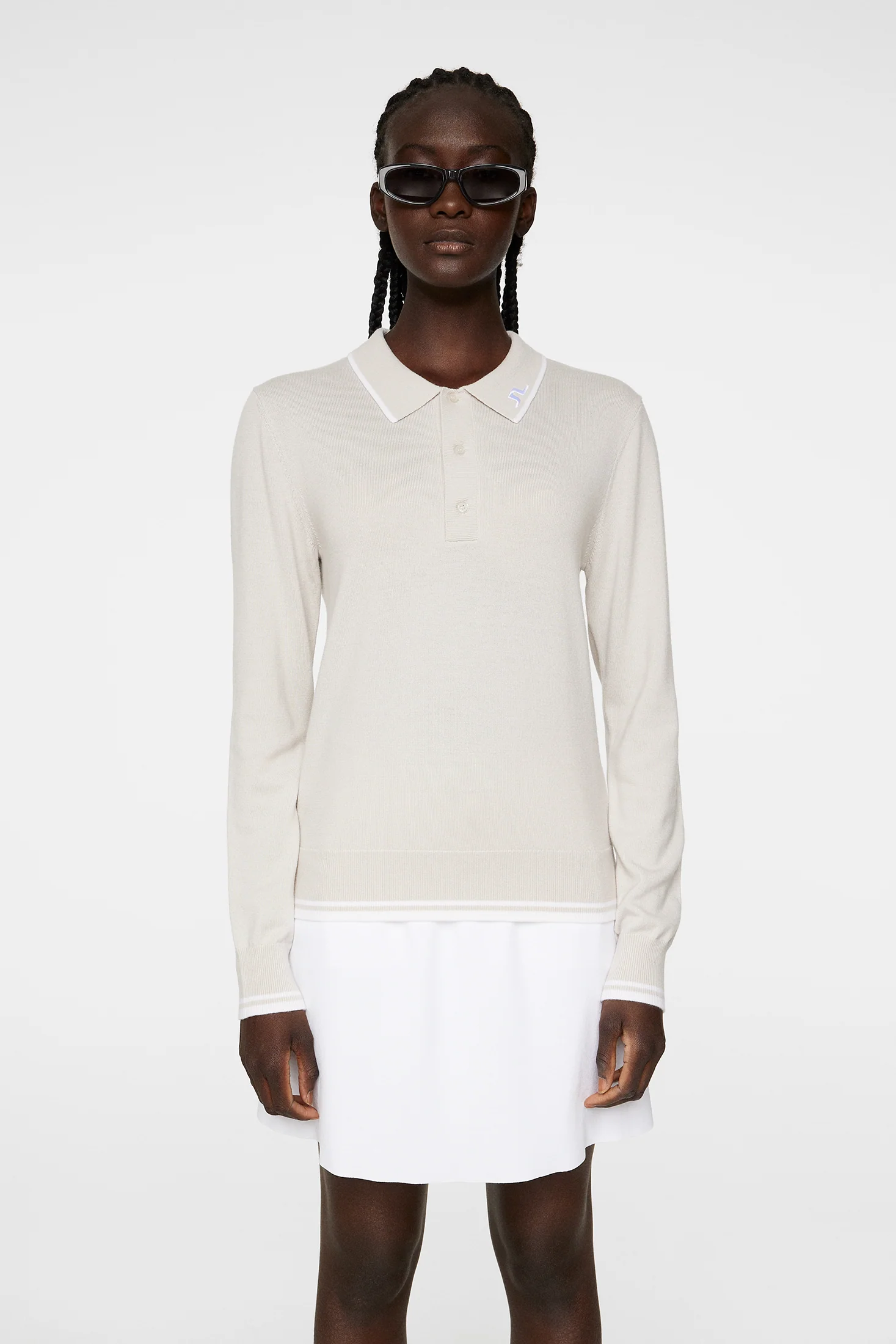 Mimmi Knitted Shirt / Moonbeam - Image 2