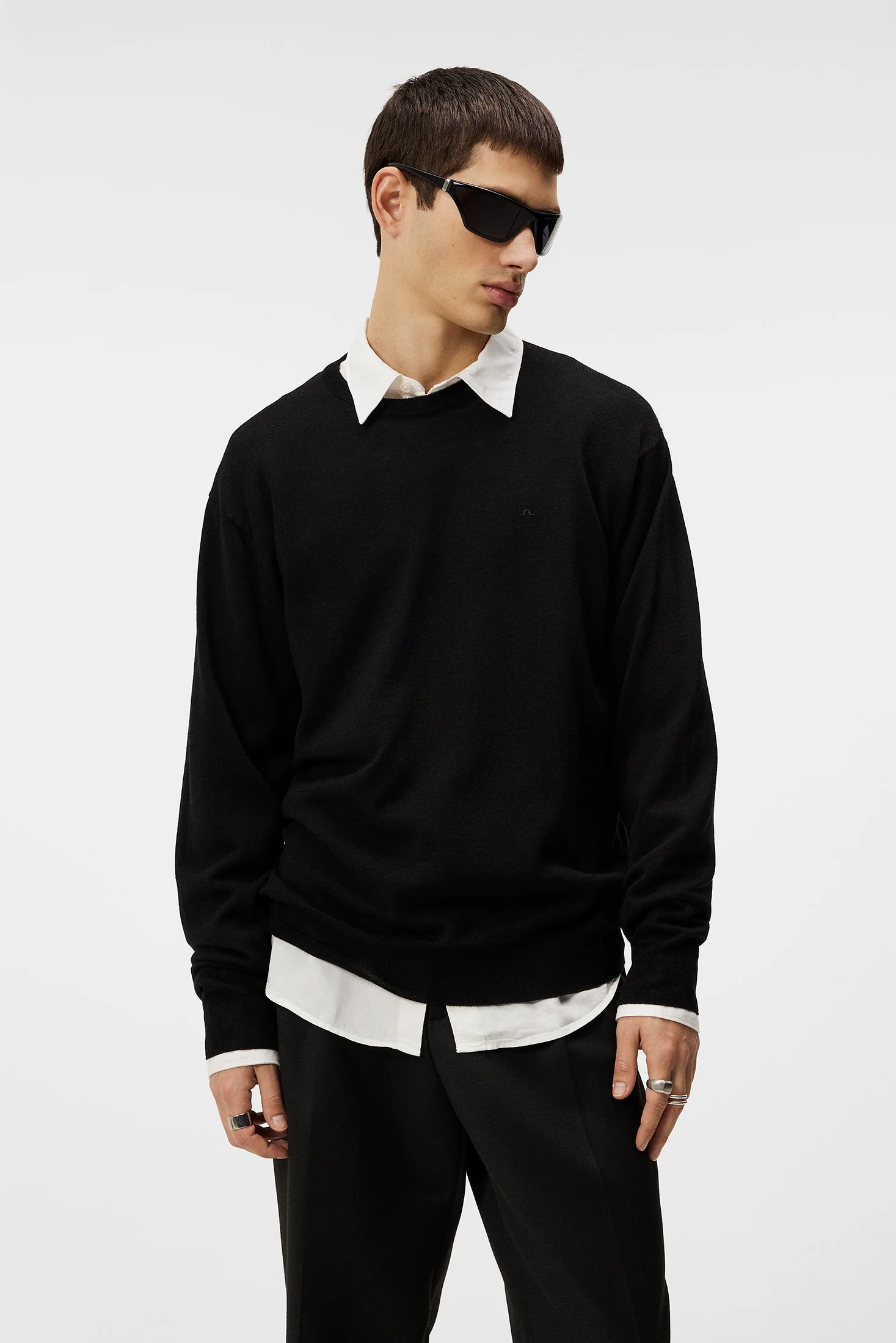 Mino Light Merino Crew / Black - Image 2