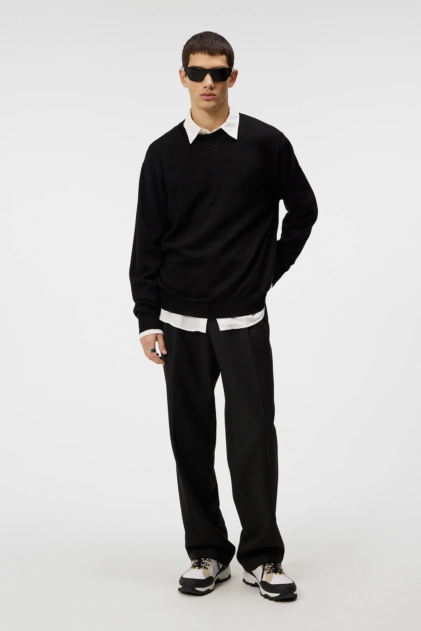 Mino Light Merino Crew / Black - Image 4