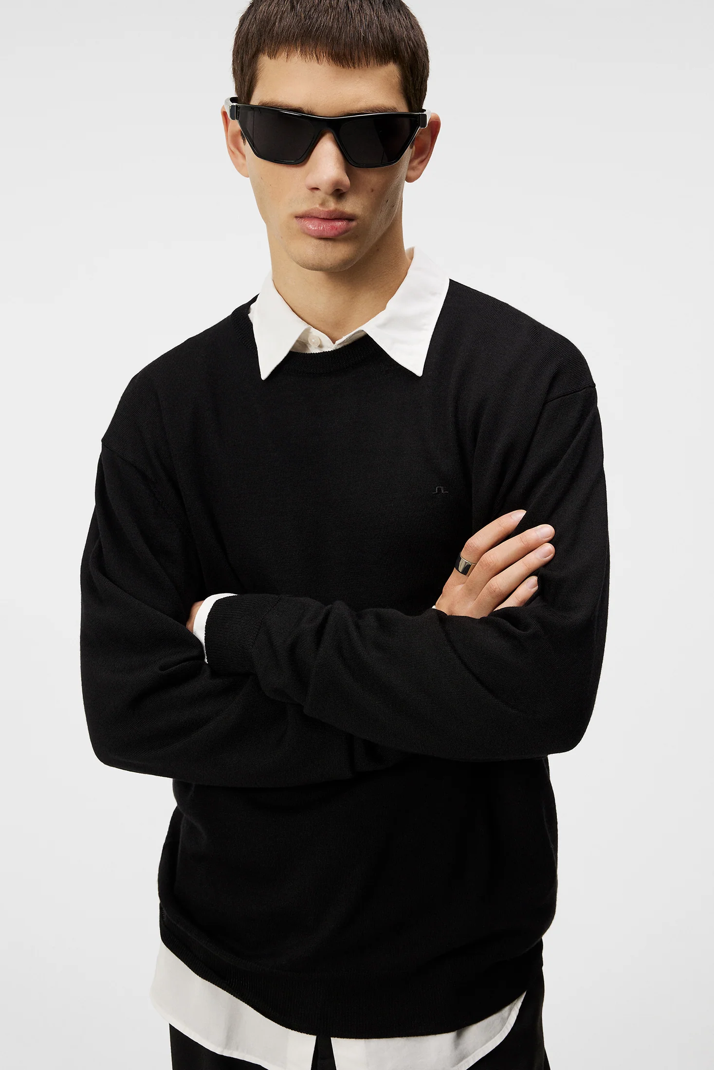 Mino Light Merino Crew / Black - Image 5