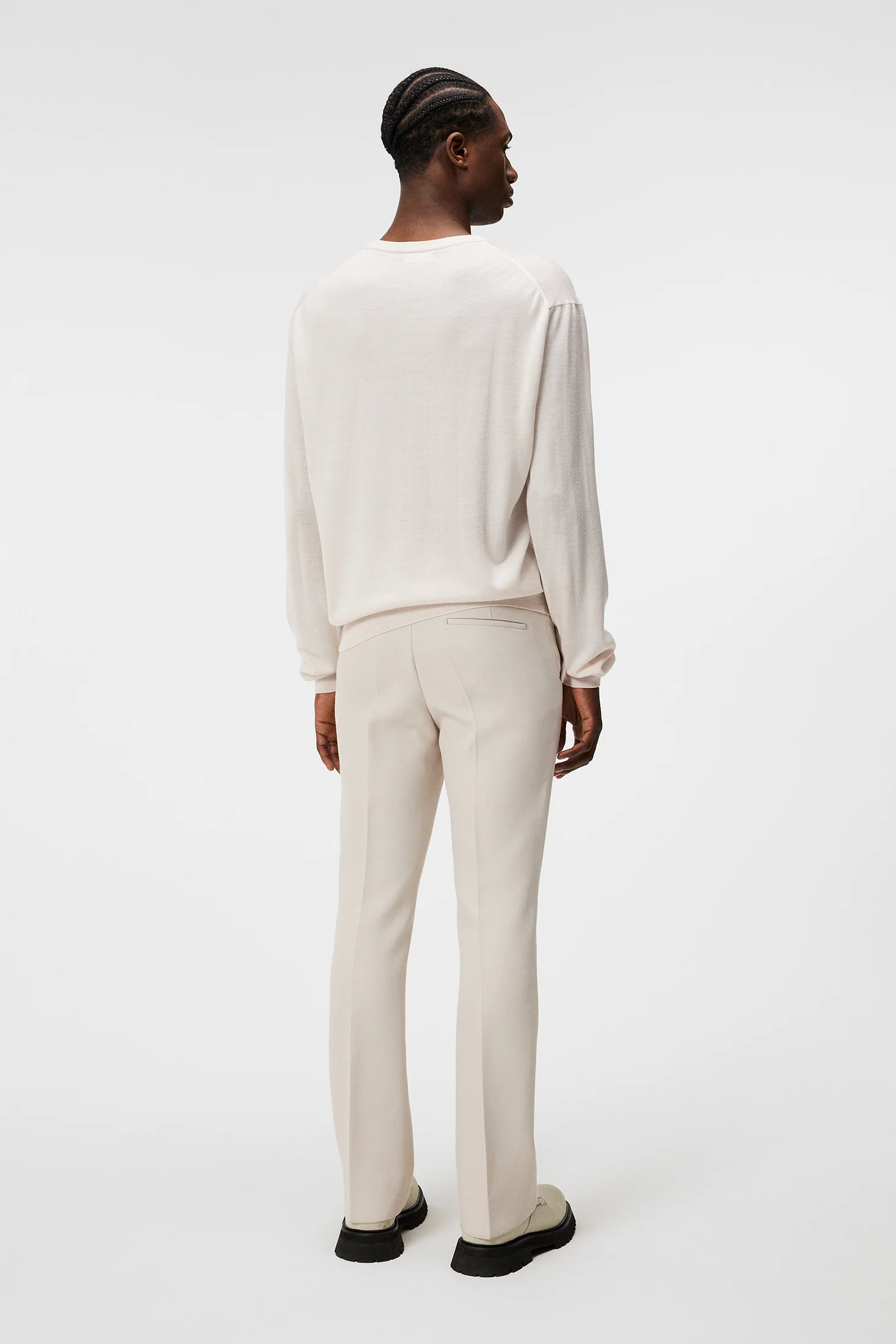 Mino Light Merino Crew / Cloud White - Image 3