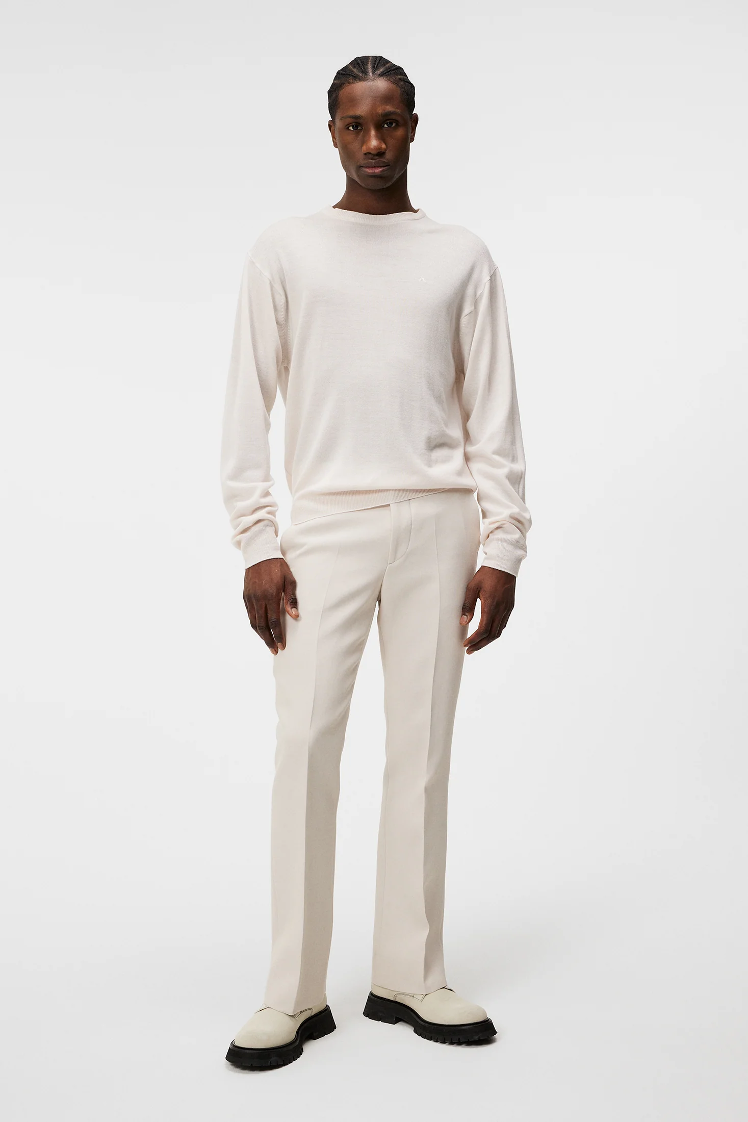 Mino Light Merino Crew / Cloud White - Image 4