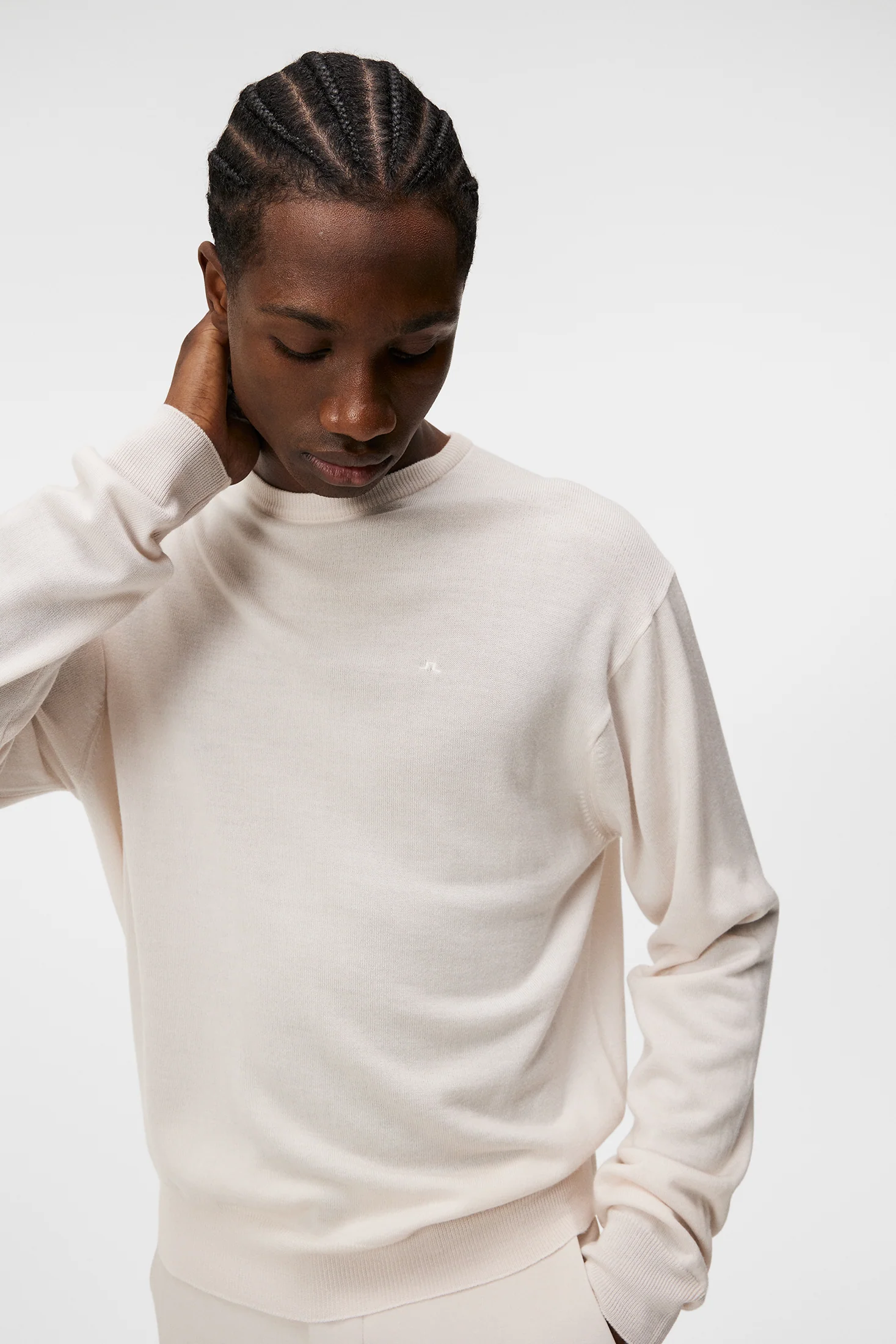 Mino Light Merino Crew / Cloud White - Image 5