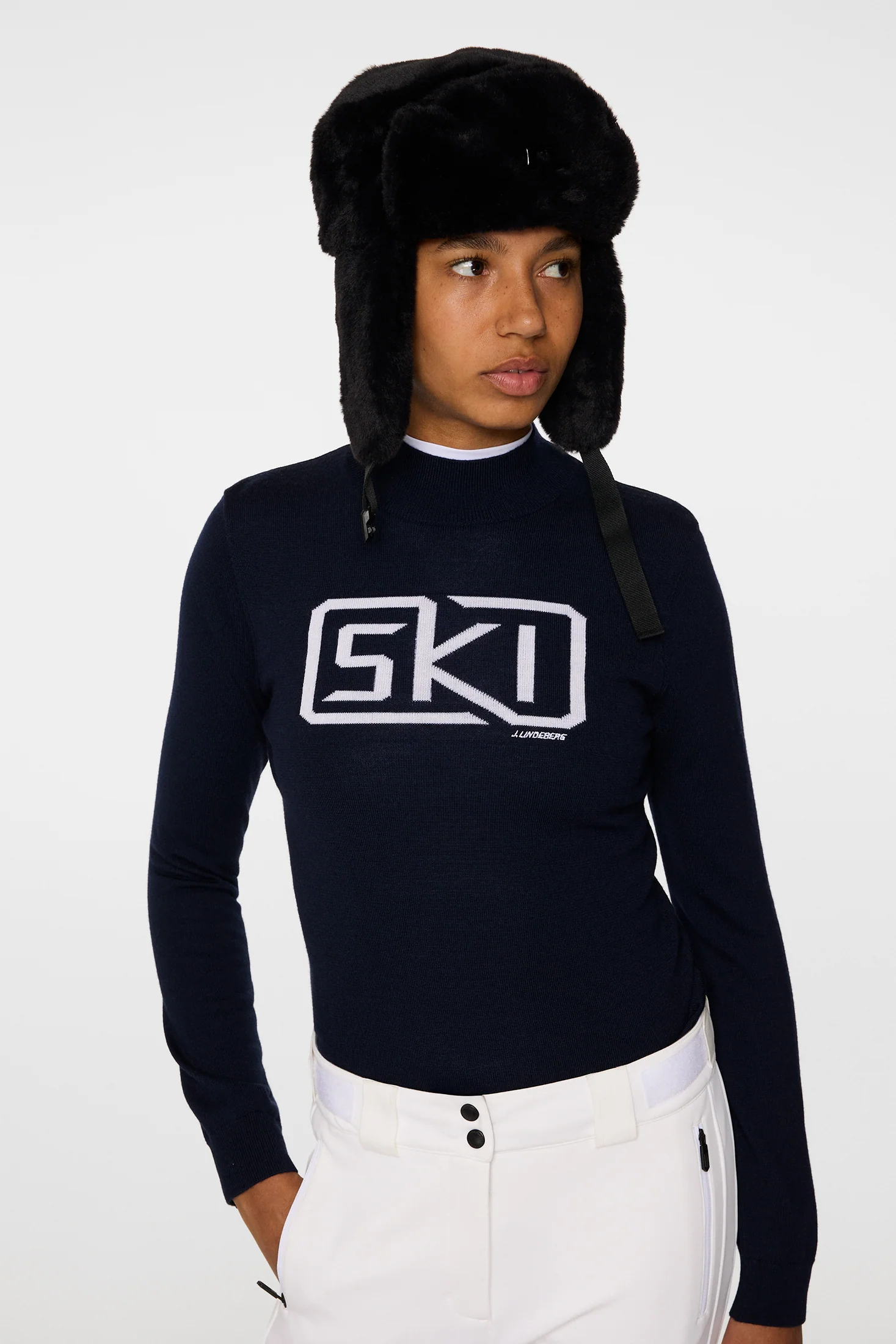 Miracle Knitted Sweater / JL Navy - Image 5