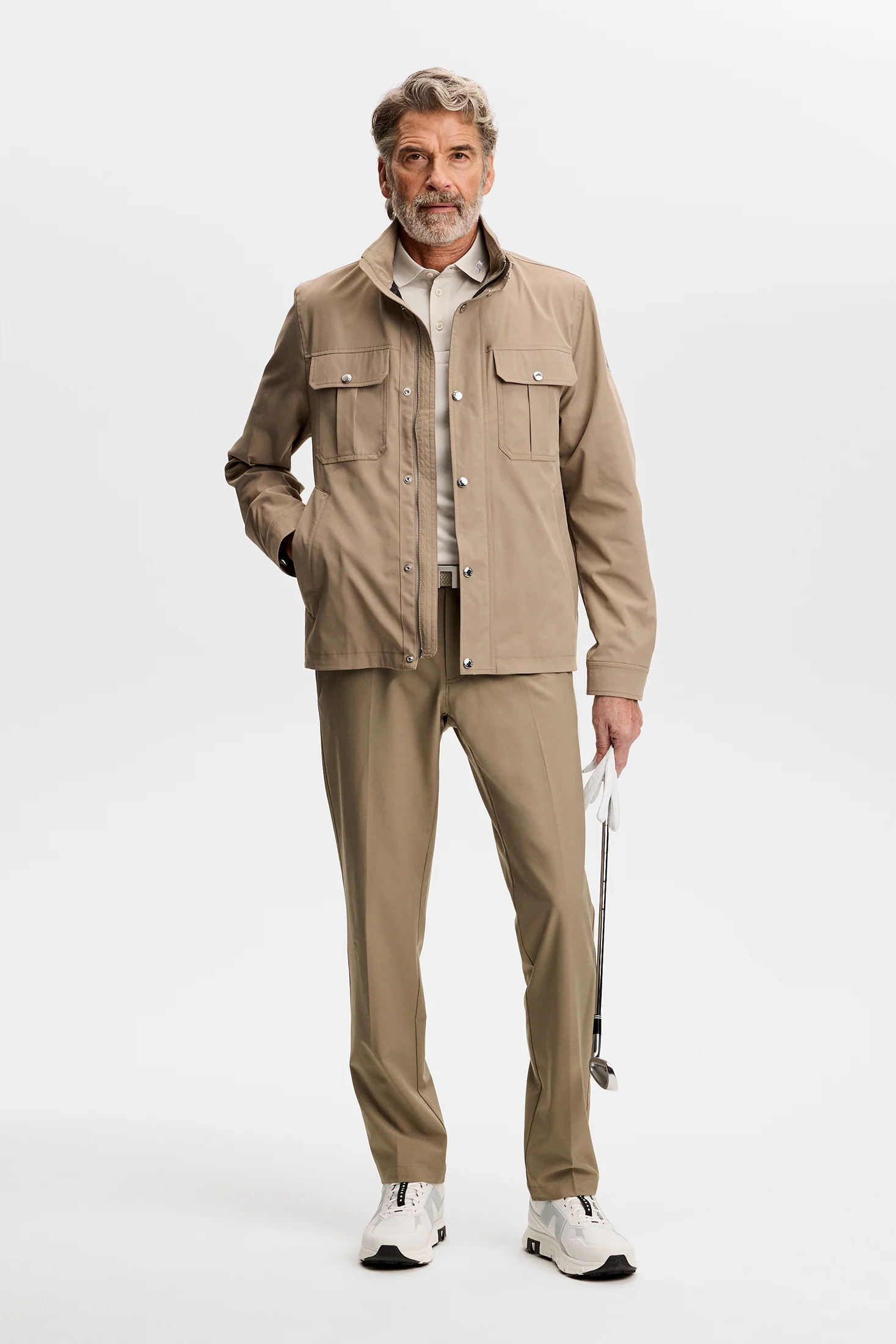 Mitch pant Micro High Stretch / Brindle - Image 5