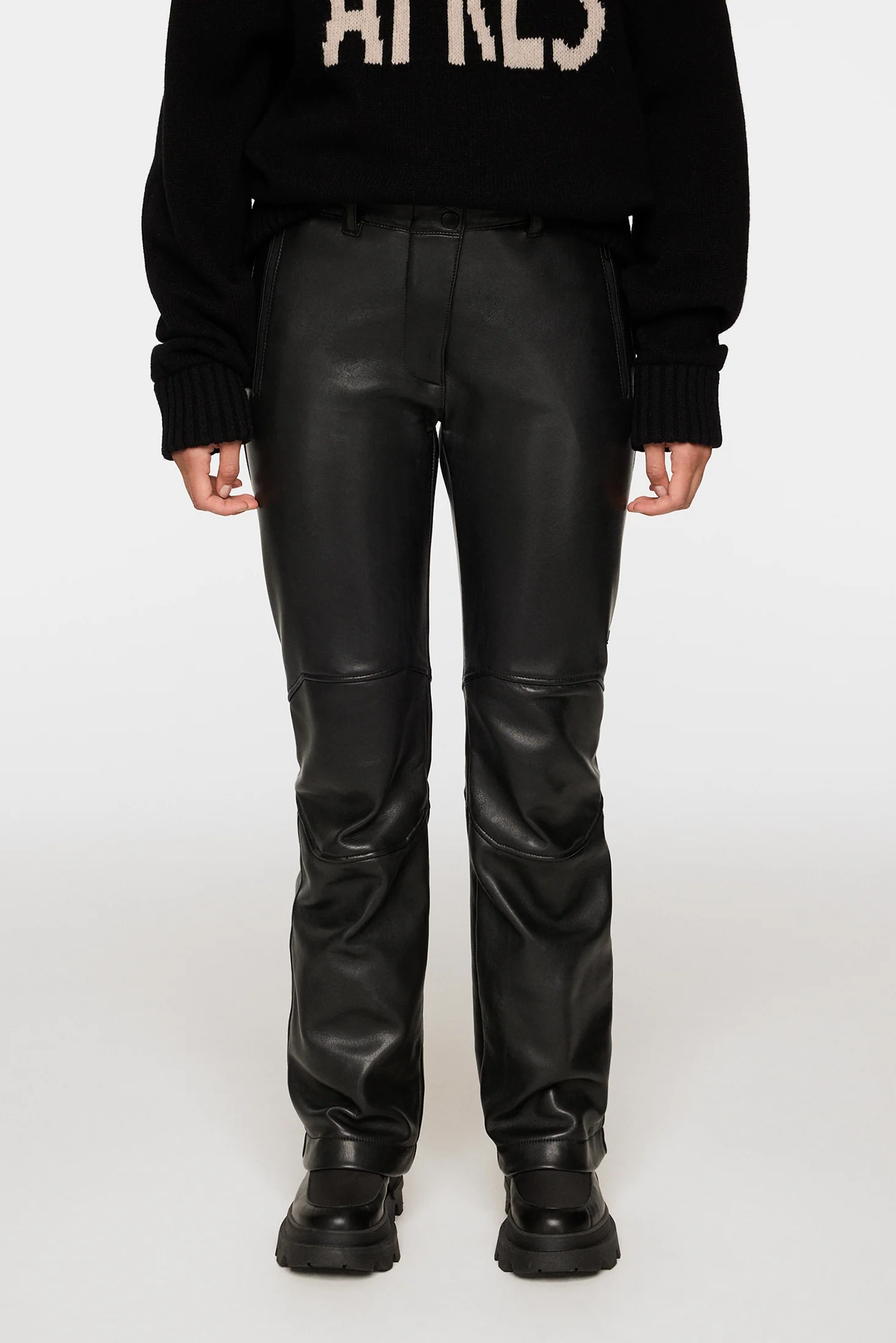 Nancy Leather Pant / Black - Image 2