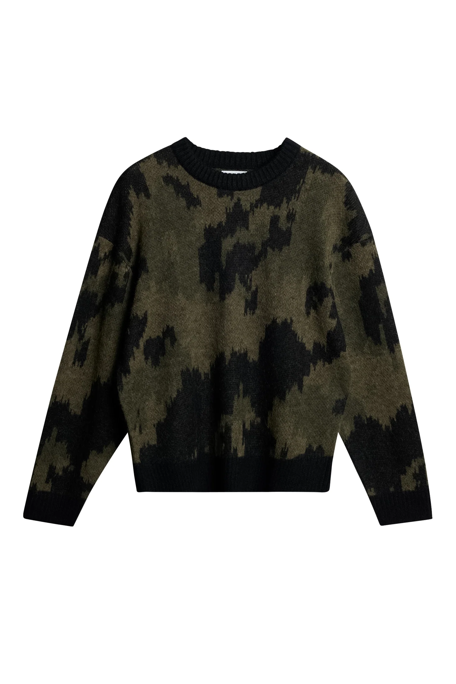 Nate Graphic Jacquard Knit / Forest Green