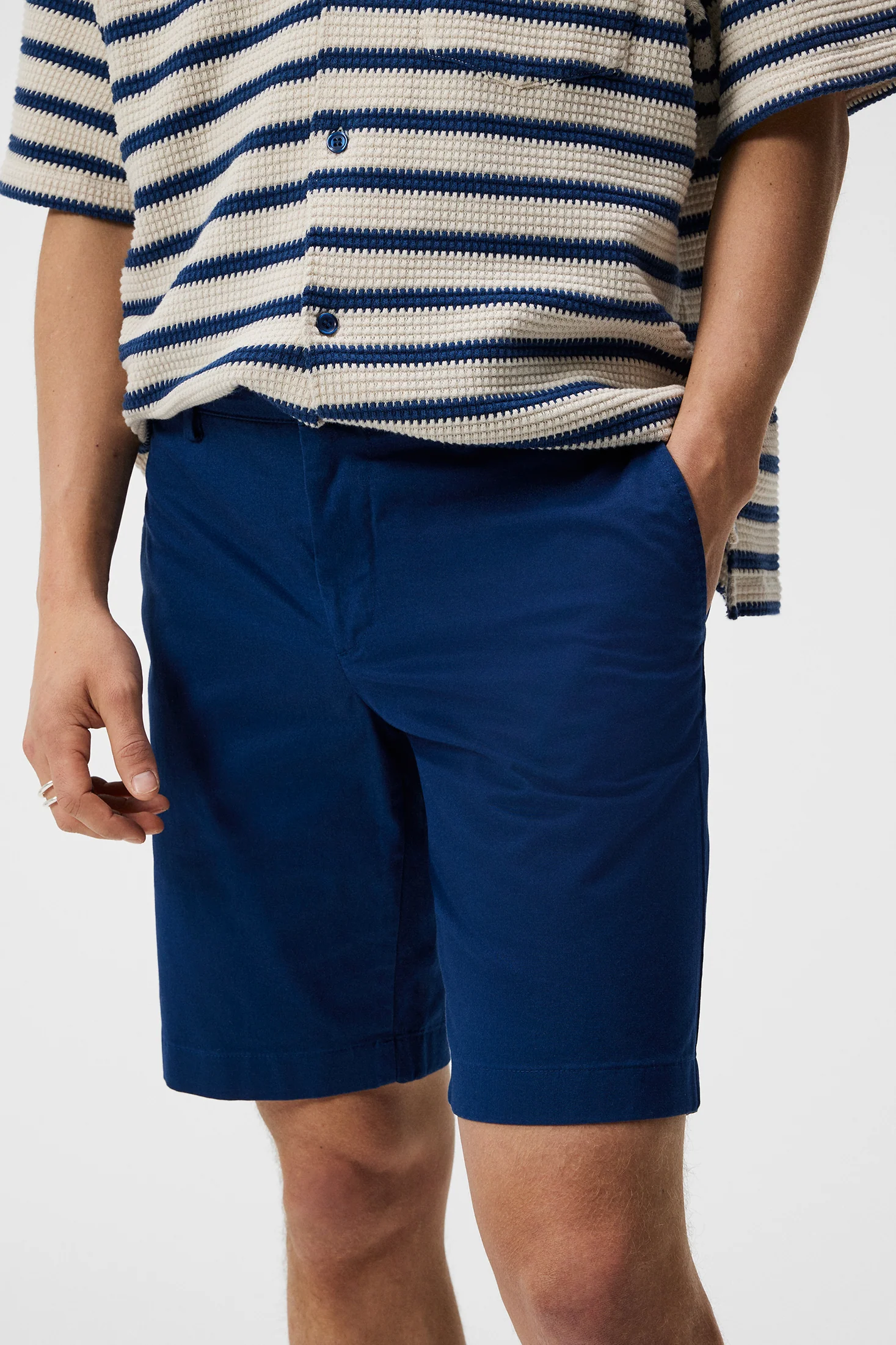 Nathan Cloud Satin Shorts / Estate Blue - Image 5