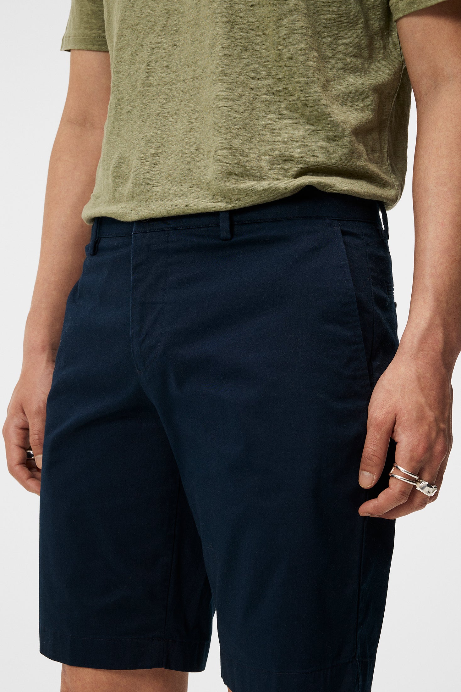 Nathan Cloud Satin Shorts / JL Navy - Image 5