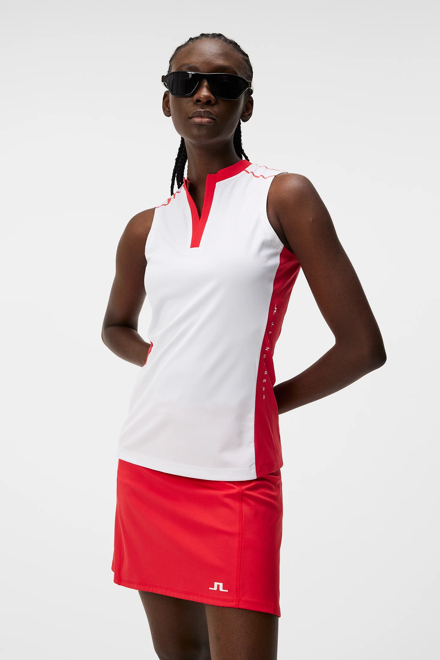 Neah Sleeveless Top / White - Image 2