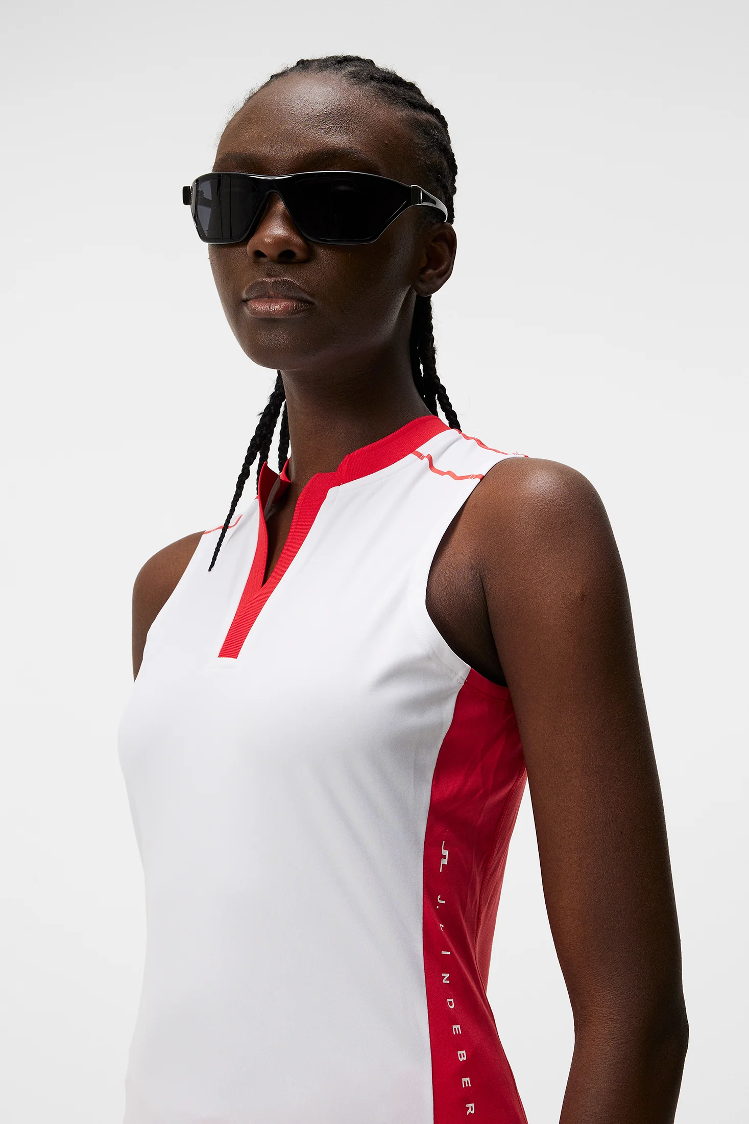 Neah Sleeveless Top / White - Image 5