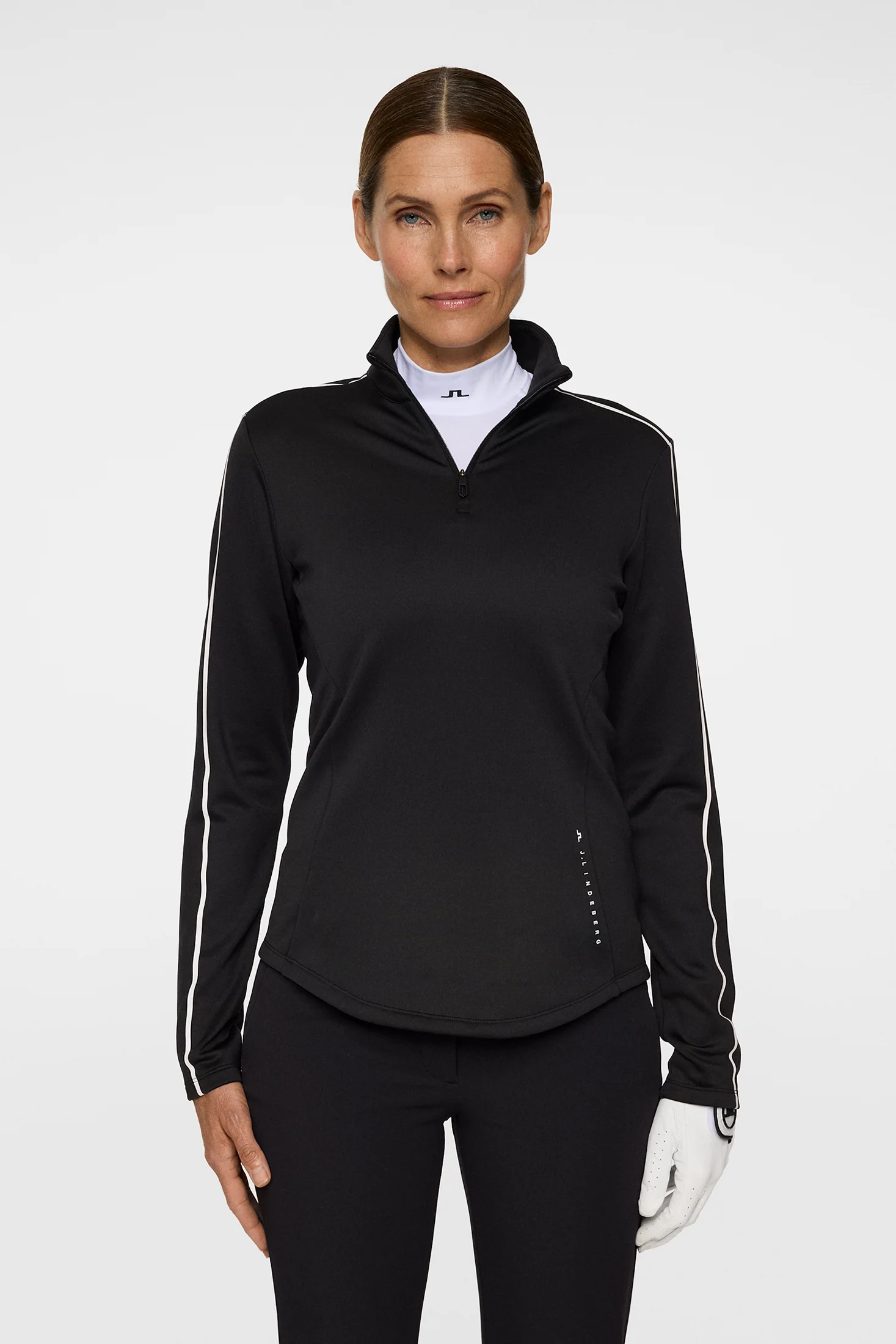 Nefe Quarter Zip Mid Layer / Black - Image 2