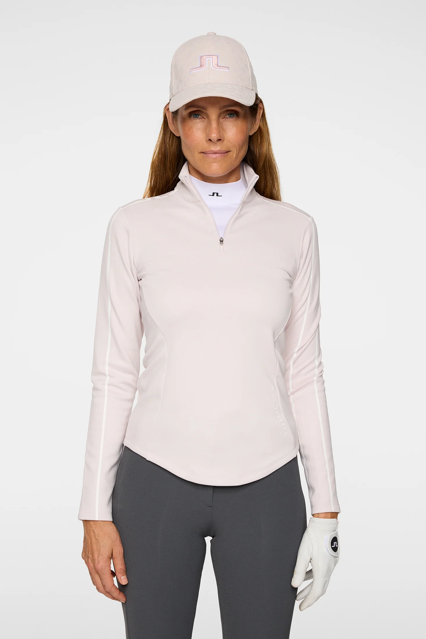 Nefe Quarter Zip Mid Layer / Grey Lilac - Image 2