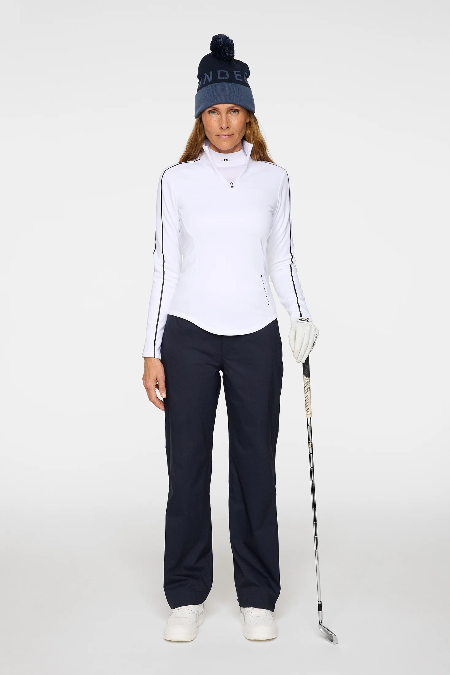 Nefe Quarter Zip Mid Layer / White - Image 4