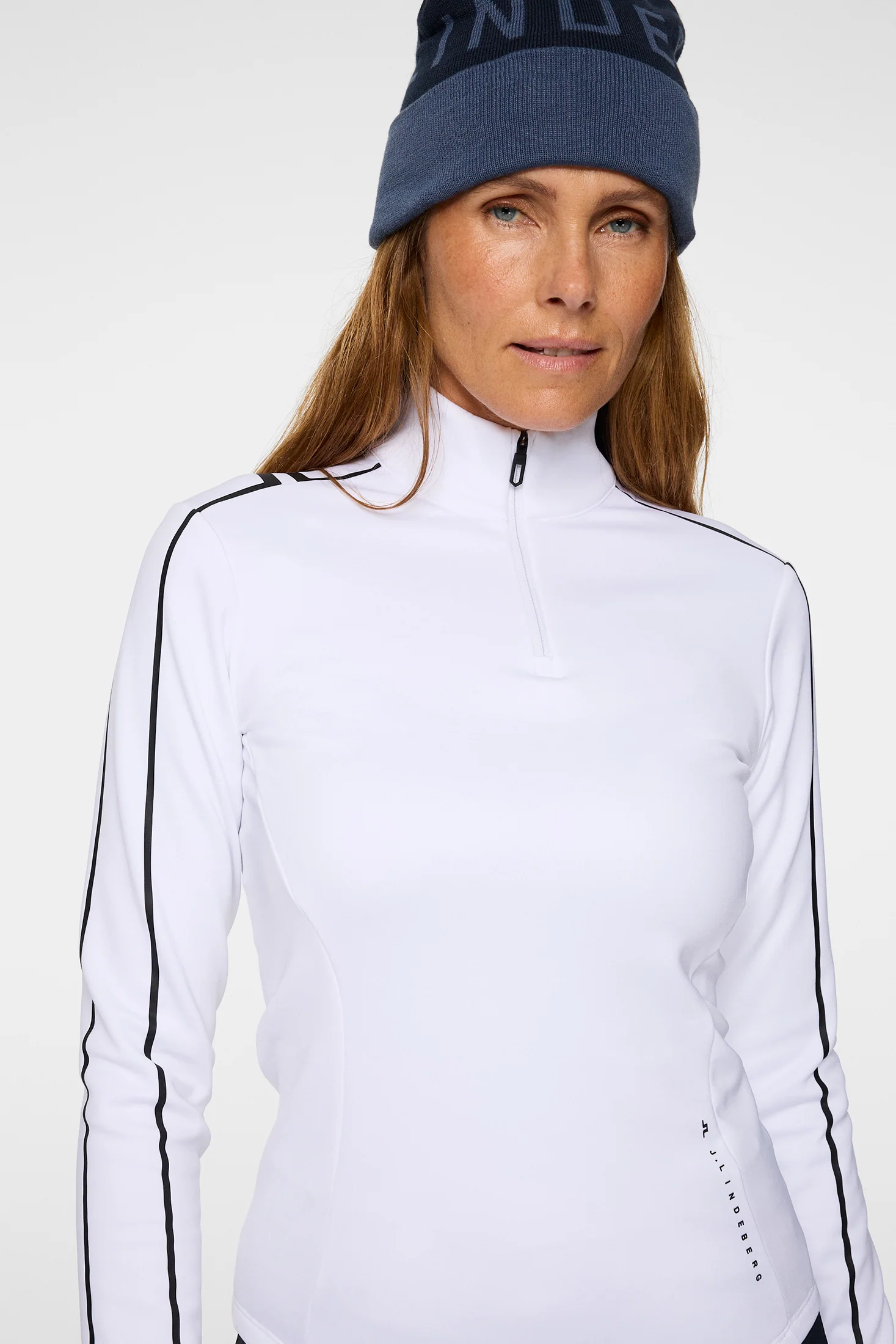 Nefe Quarter Zip Mid Layer / White - Image 5