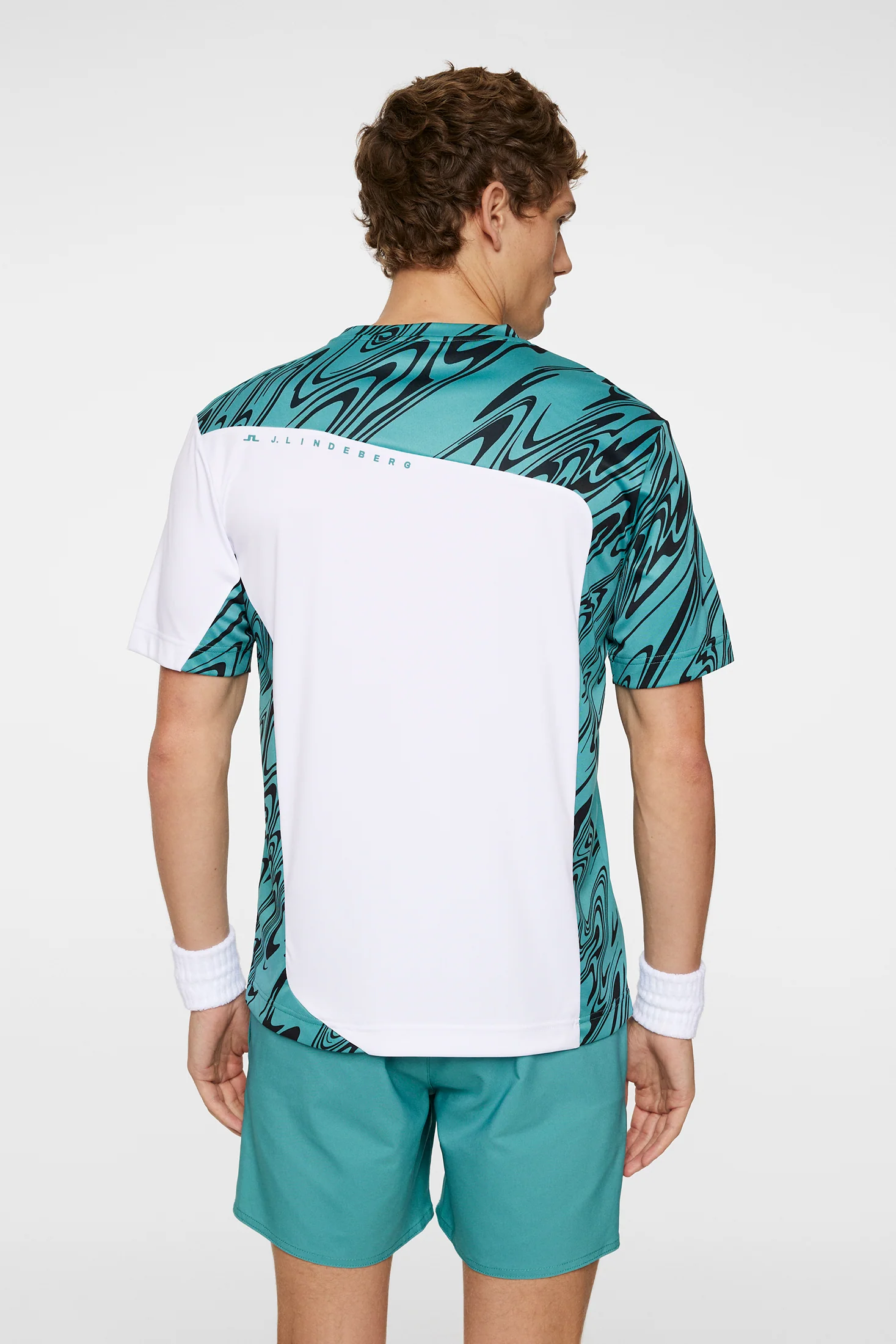 Niccolo T-shirt / Liquify Teal Black L - Image 4
