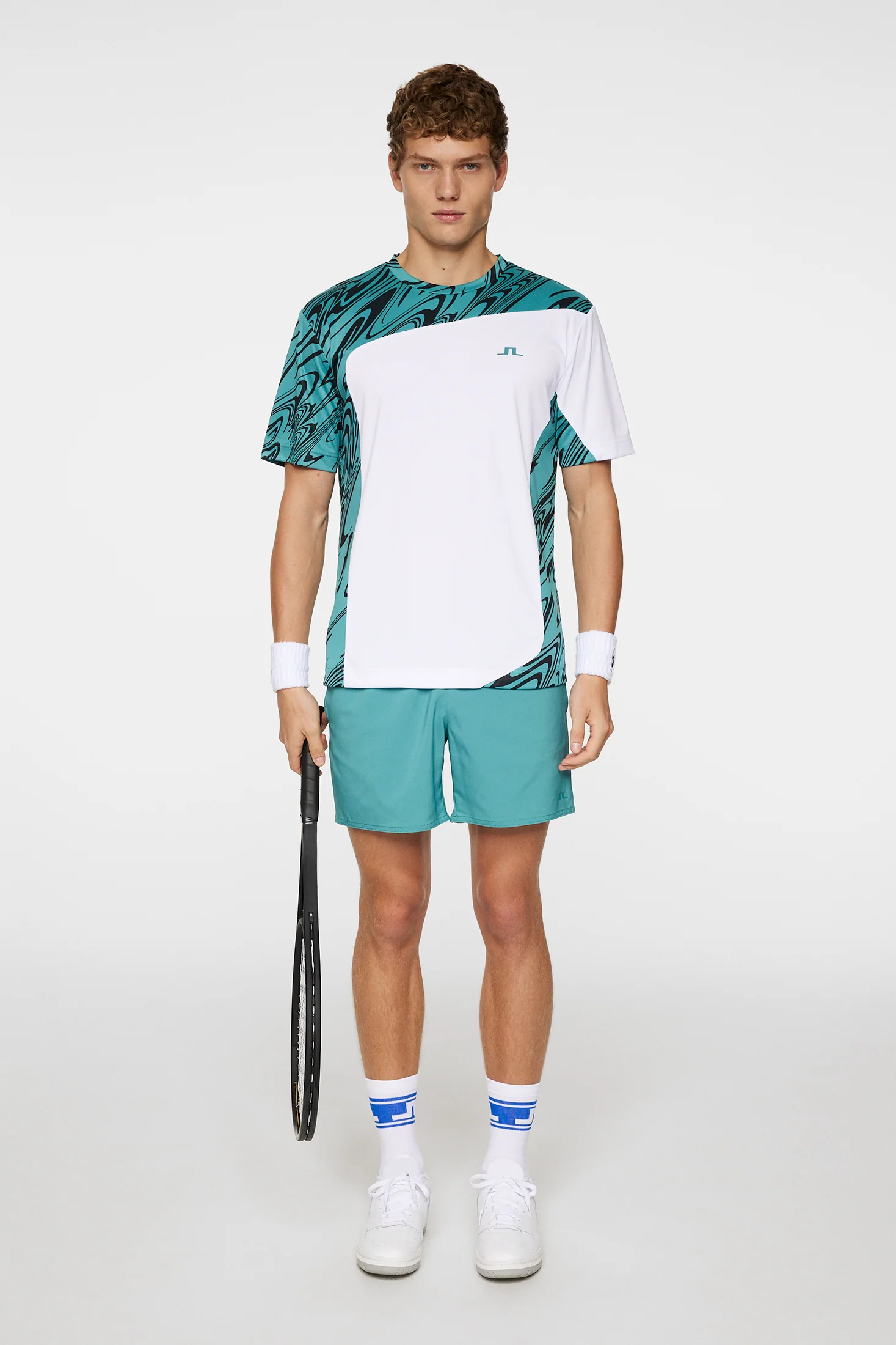 Niccolo T-shirt / Liquify Teal Black L - Image 5