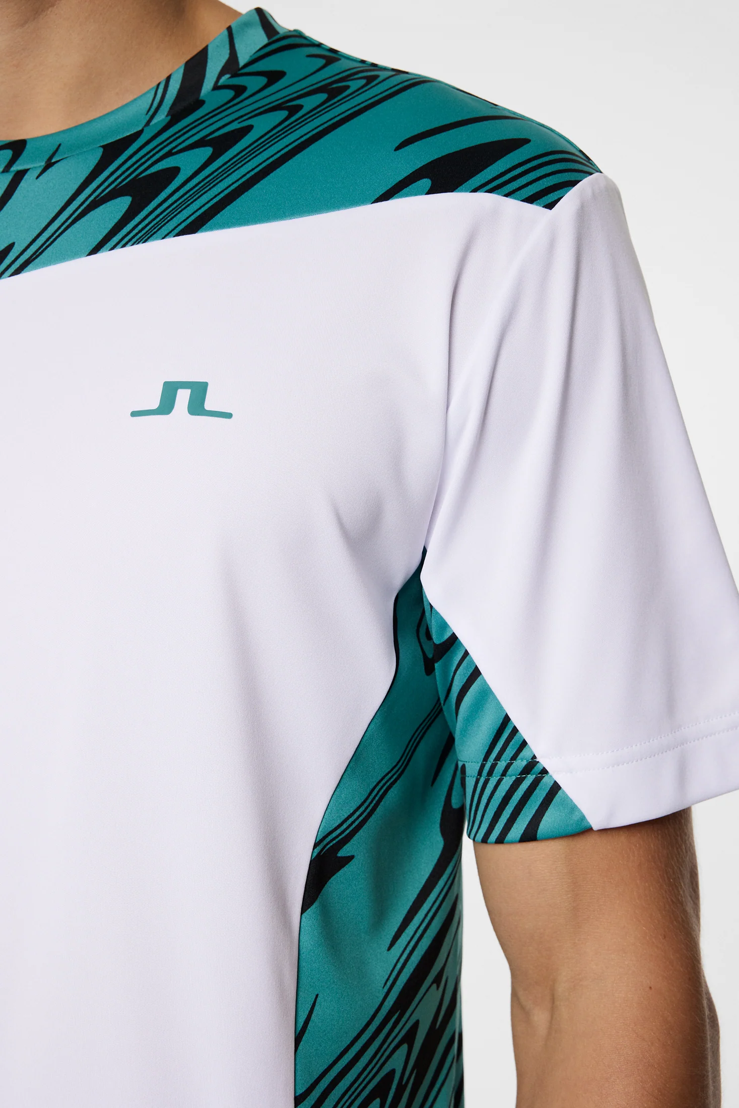 Niccolo T-shirt / Liquify Teal Black L - Image 7