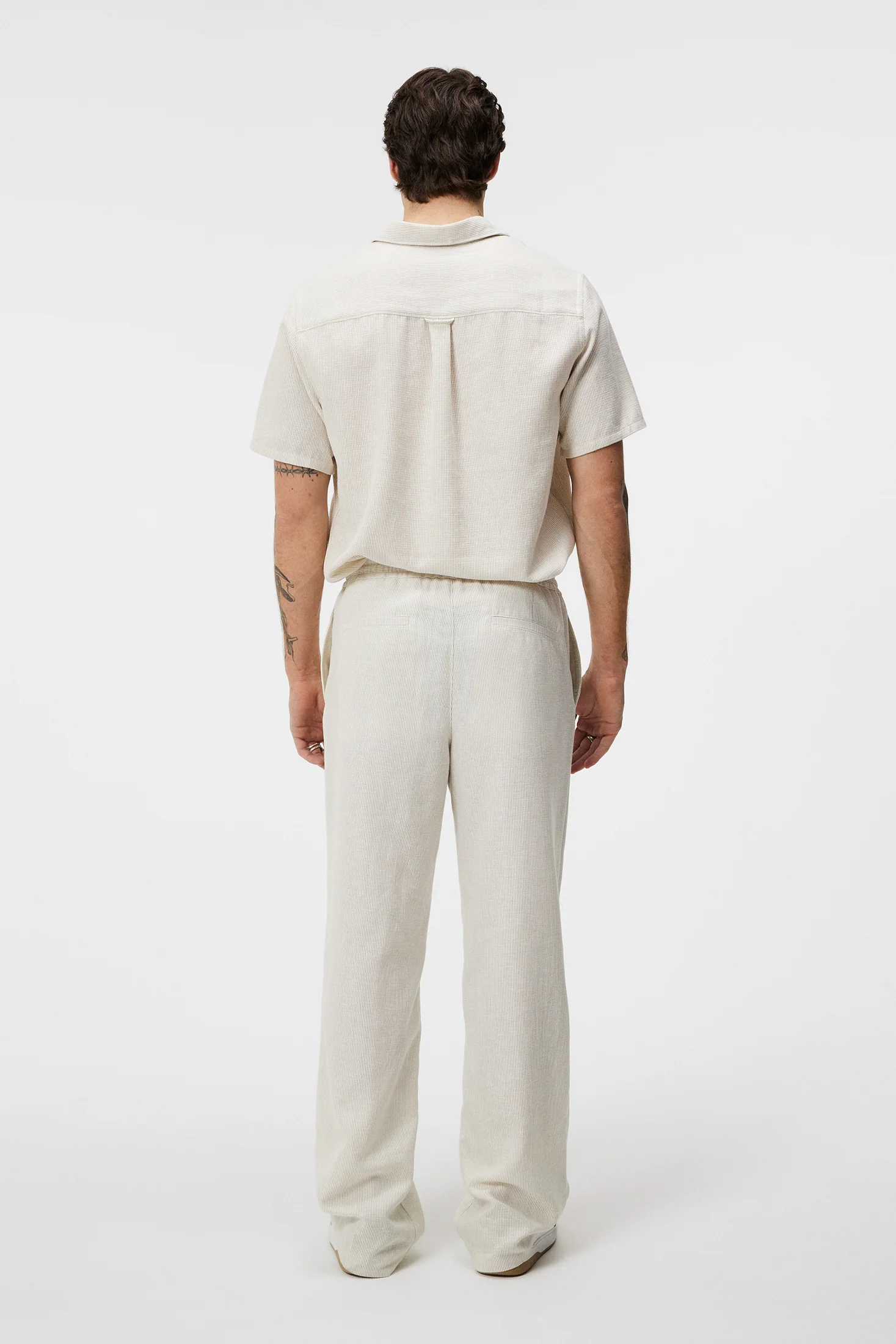 Noah Wide Pants / Safari Beige - Image 3