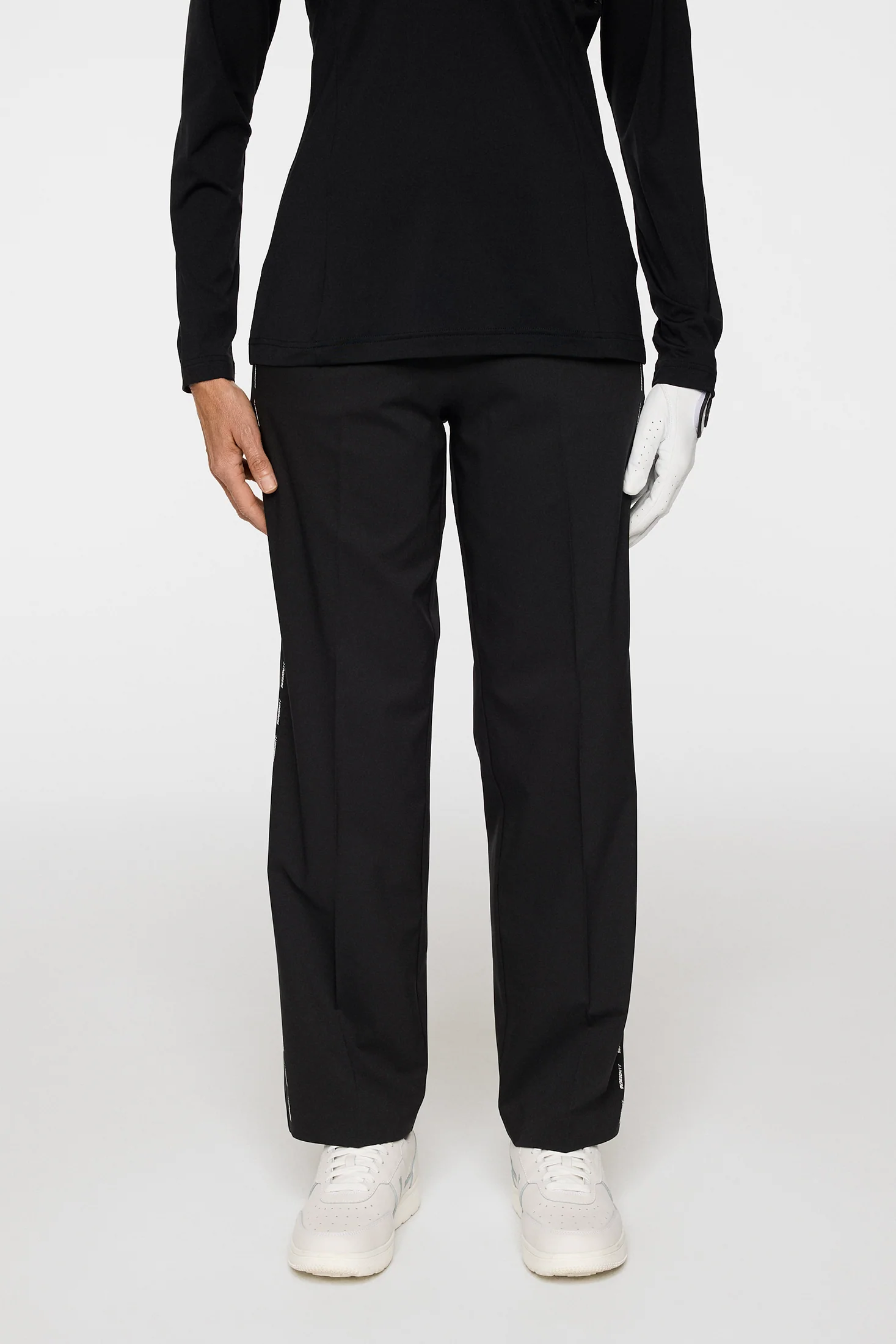 Norah Side Stripe Pant / Black - Image 2