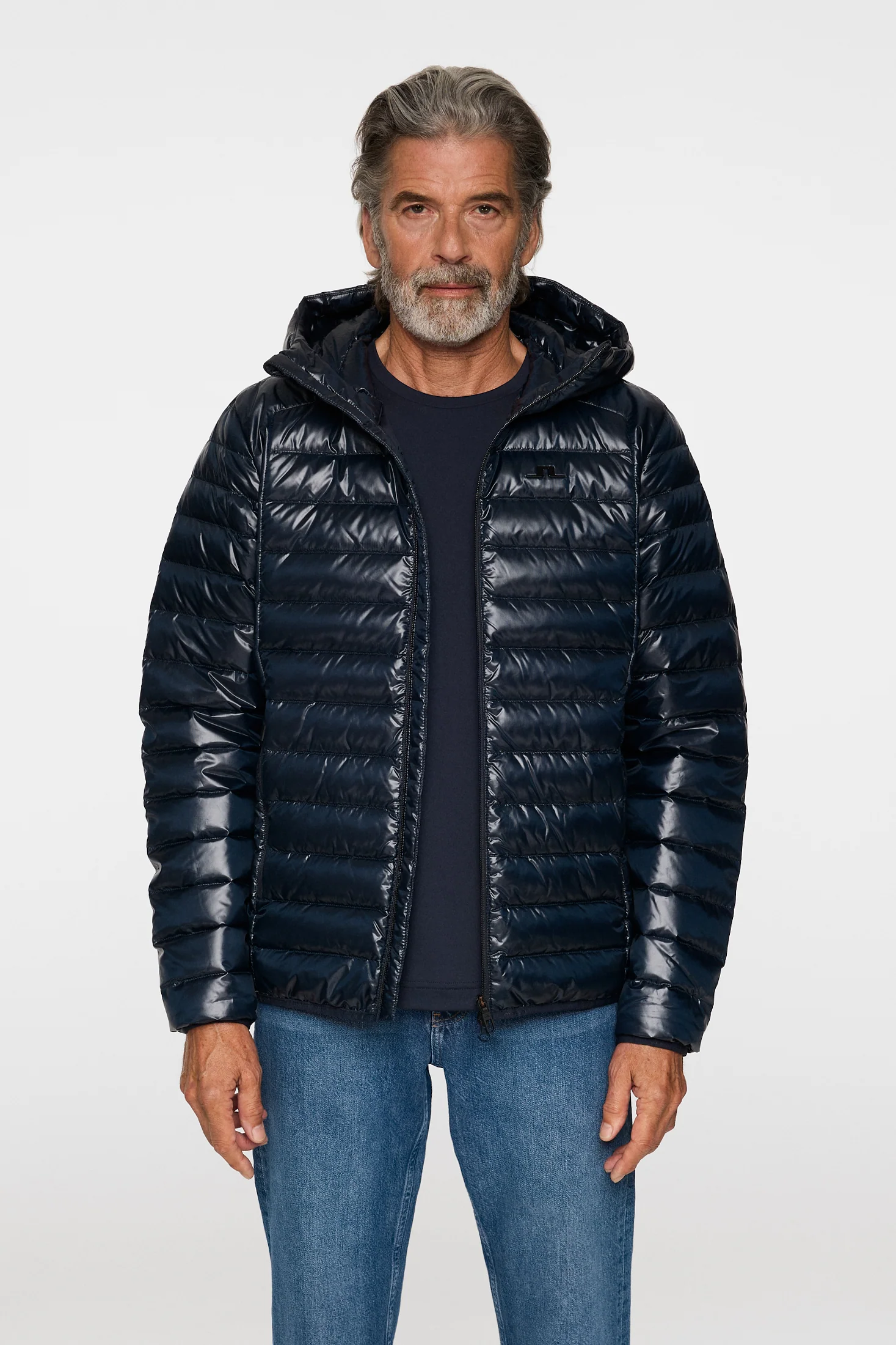 Oden Light Down Hood / JL Navy - Image 2