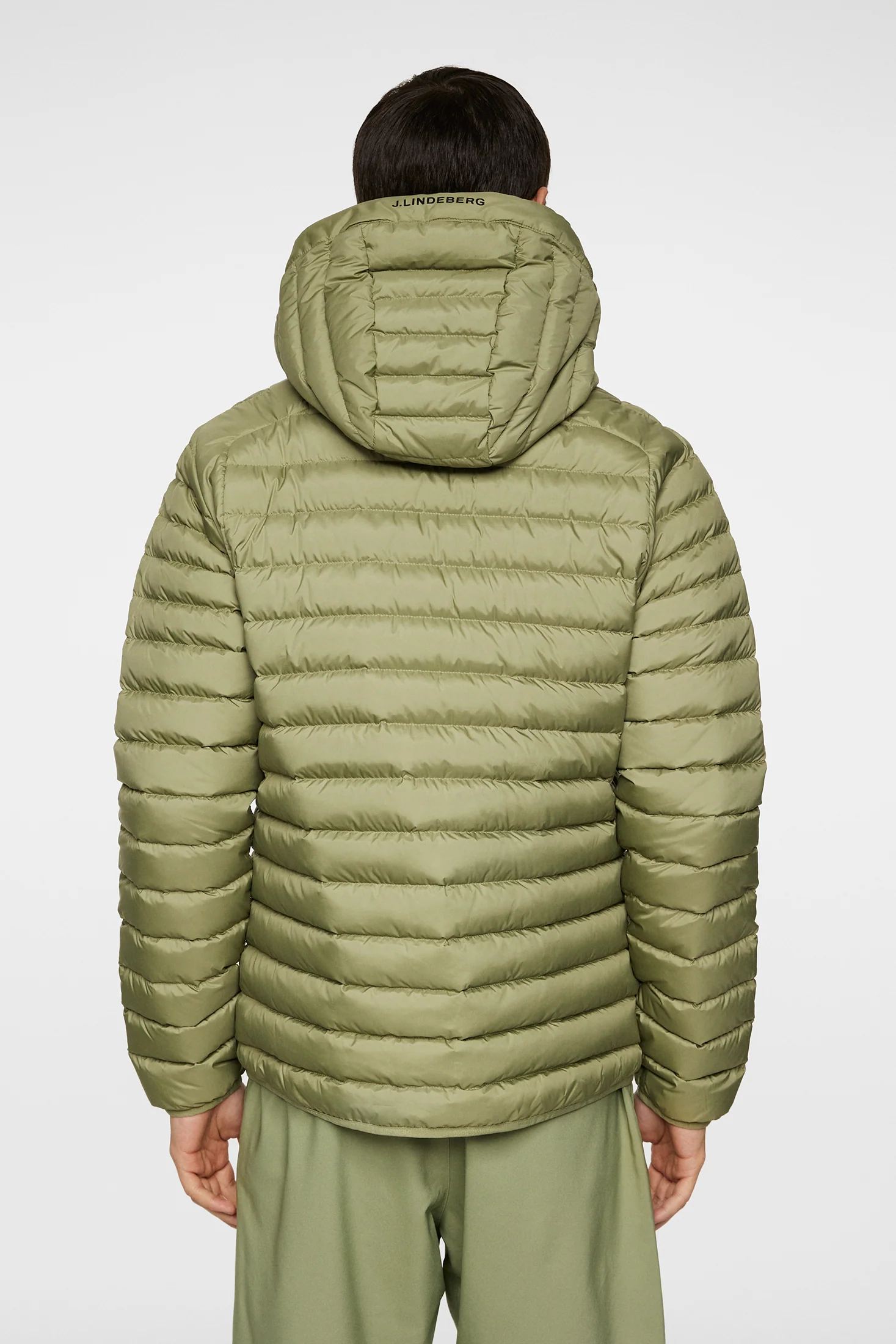 Oden Light Down Hood / Oil Green - Image 3
