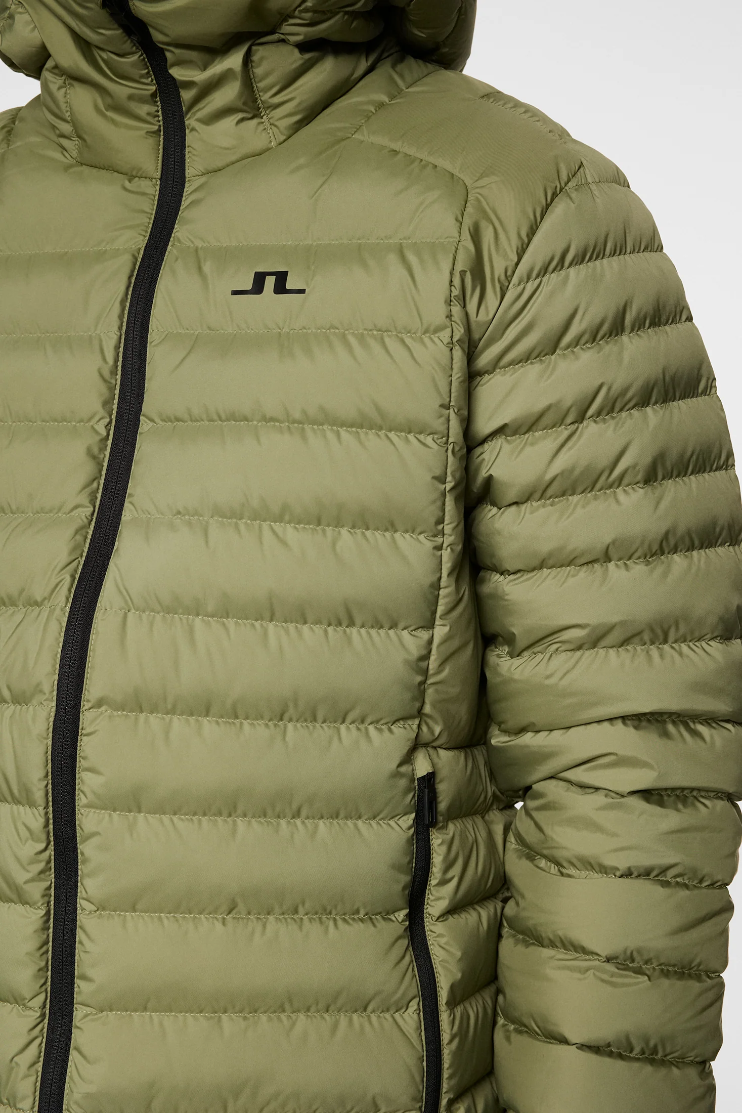 Oden Light Down Hood / Oil Green - Image 6