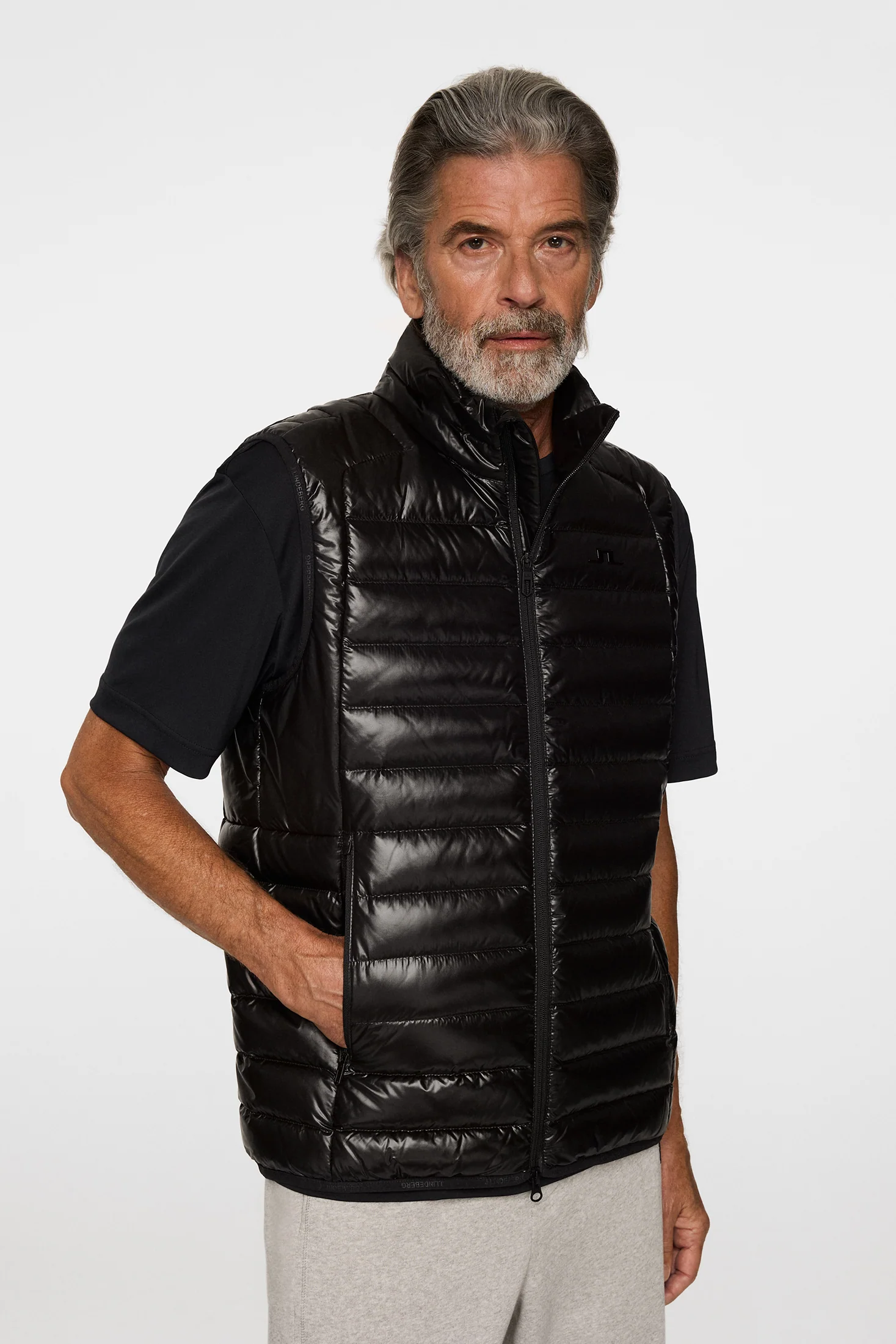 Oden Light Down Vest / Black - Image 5