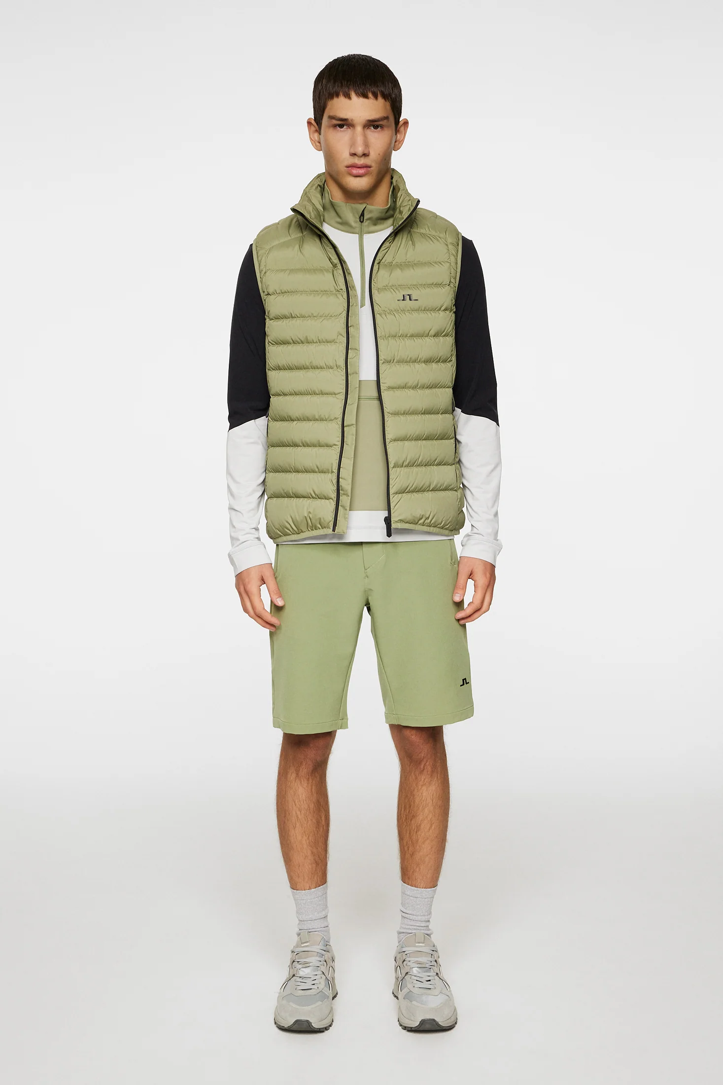 Oden Light Down Vest / Oil Green - Image 4
