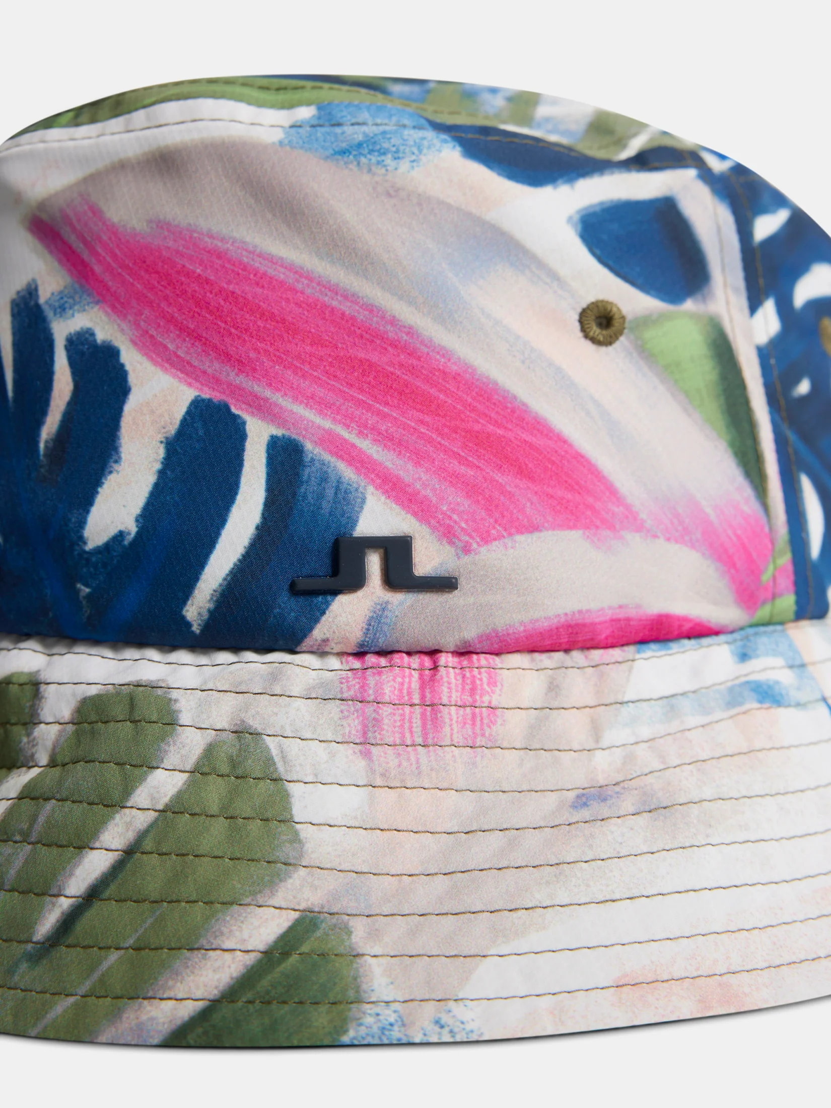 Olaf Print Bucket Hat / Calypso Oil Green - Image 3