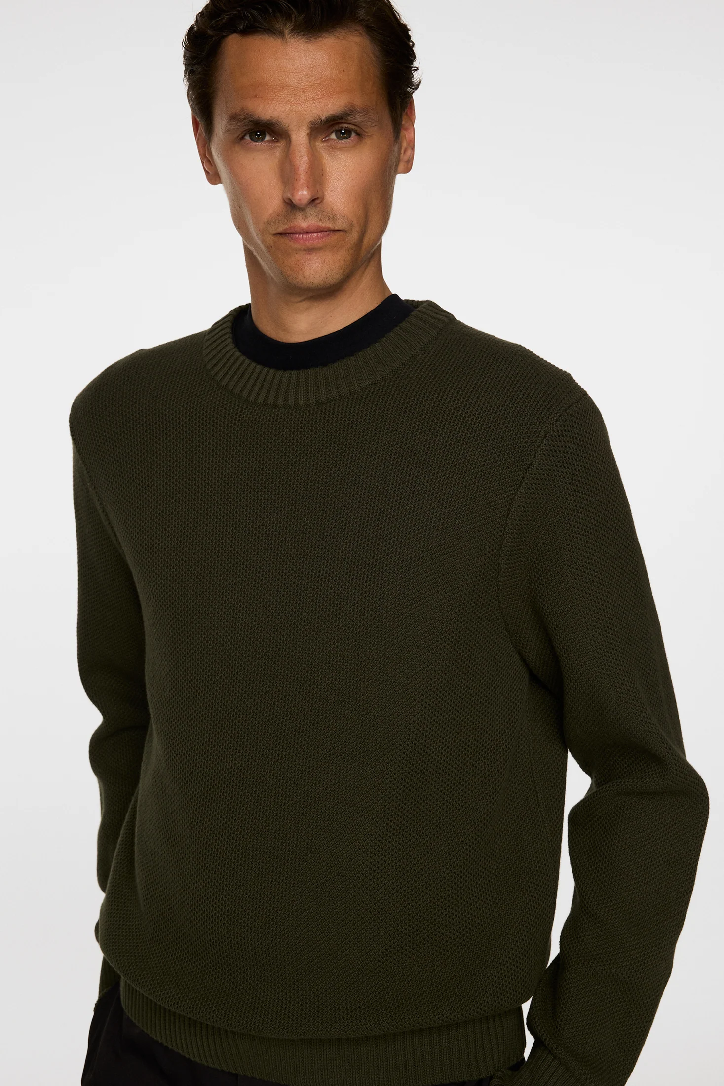 Oliver Structure Sweater / Forest Green - Image 5