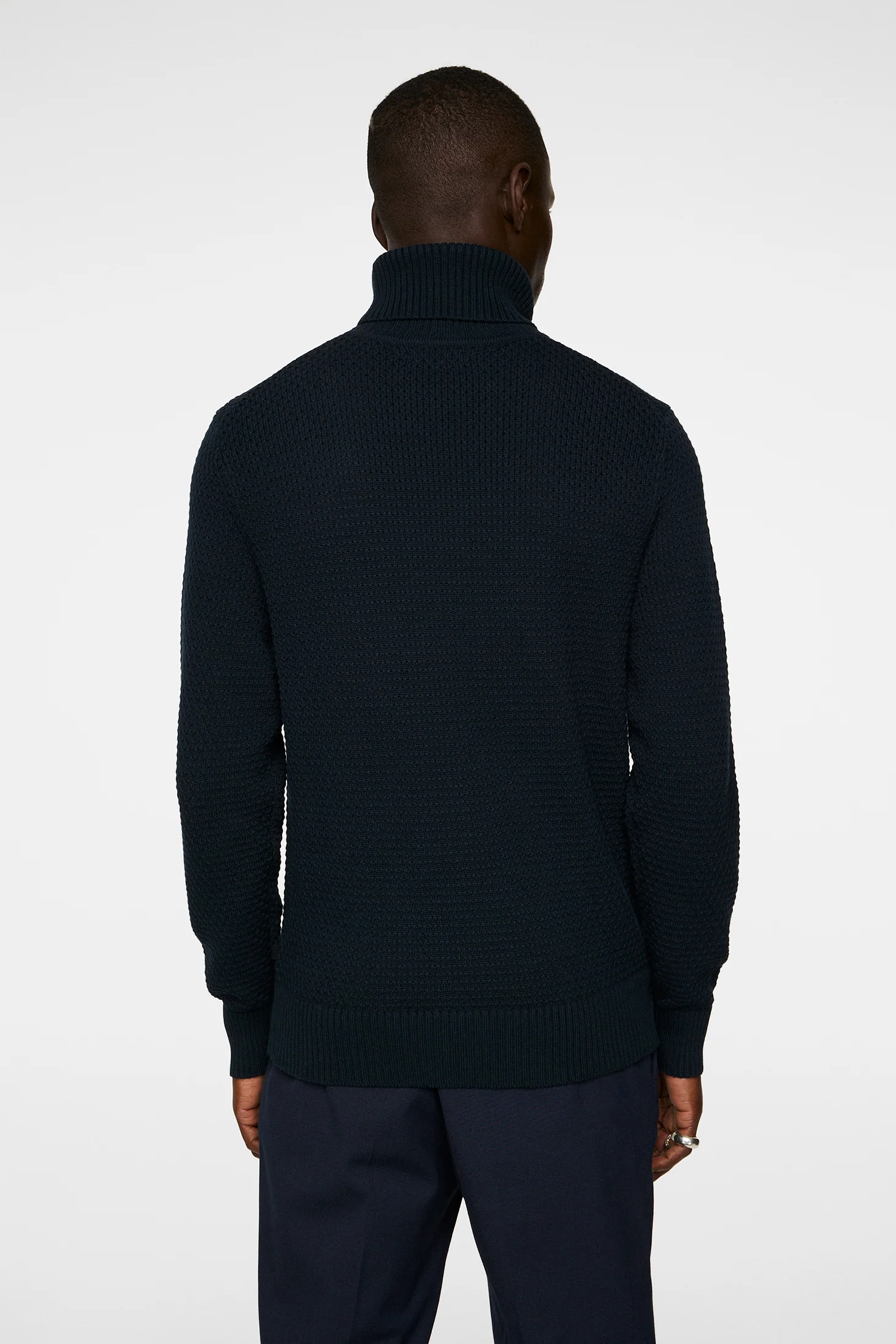 Olivero Turtleneck Sweater / JL Navy - Image 3