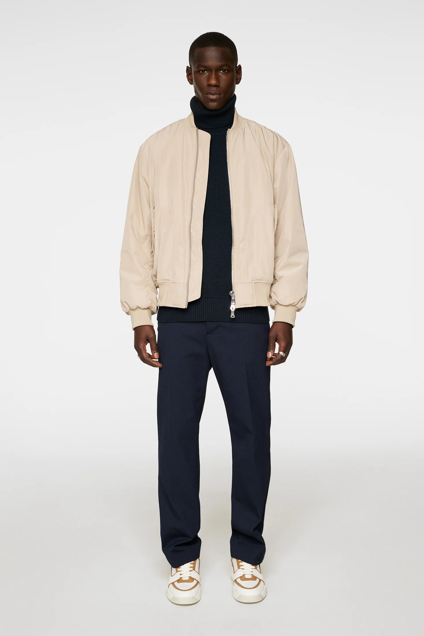 Olivero Turtleneck Sweater / JL Navy - Image 4