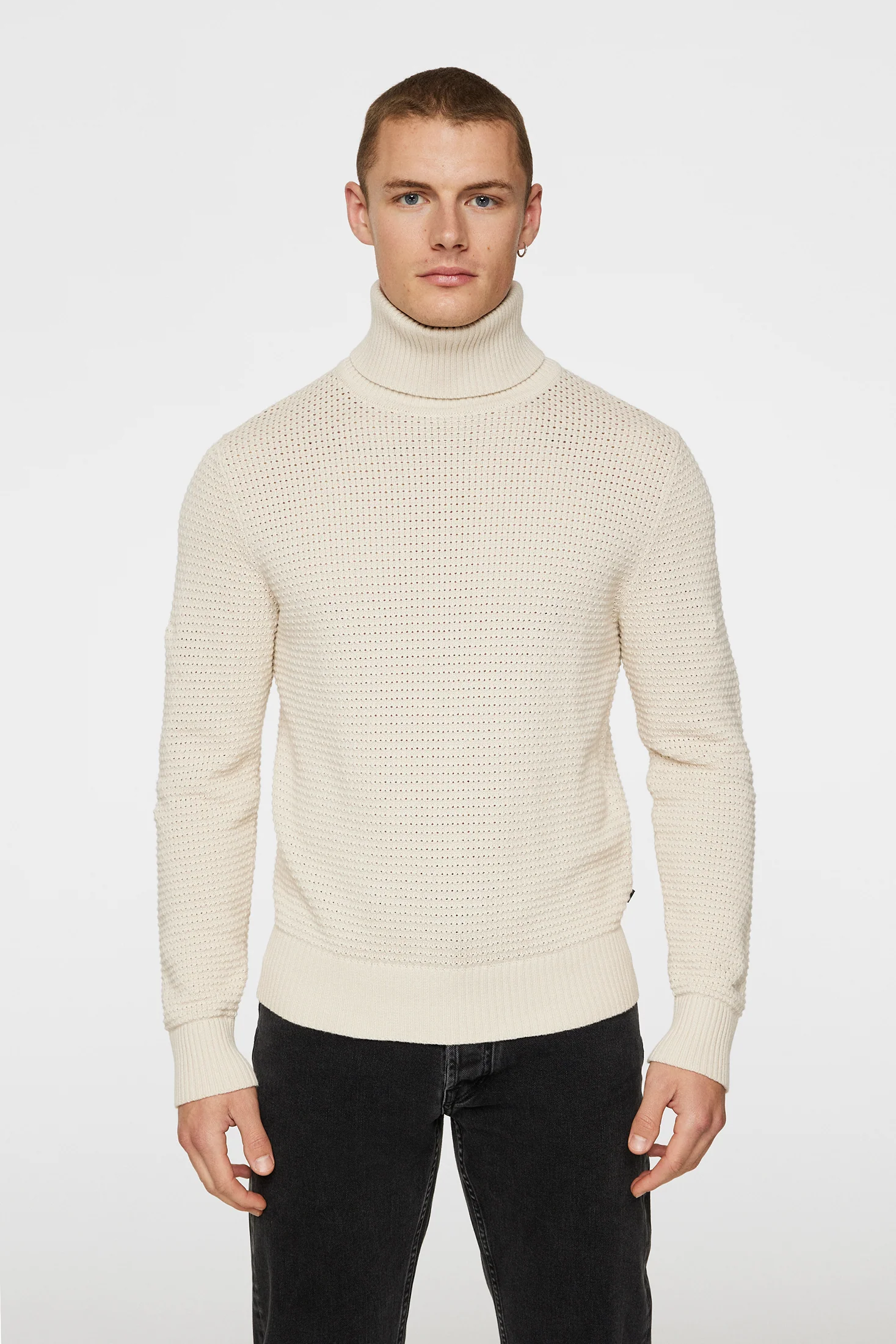 Olivero Turtleneck Sweater / Moonbeam - Image 2