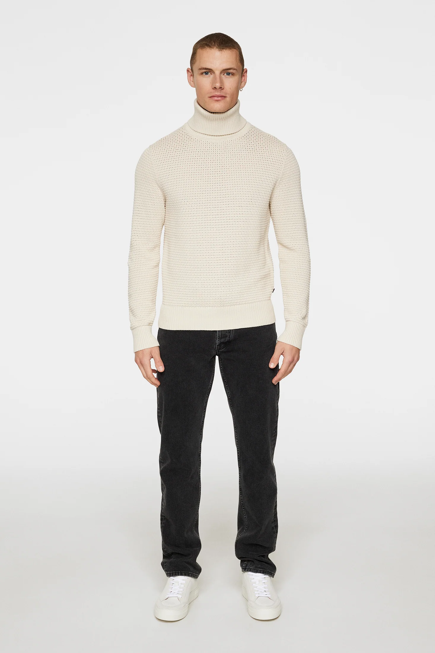 Olivero Turtleneck Sweater / Moonbeam - Image 4