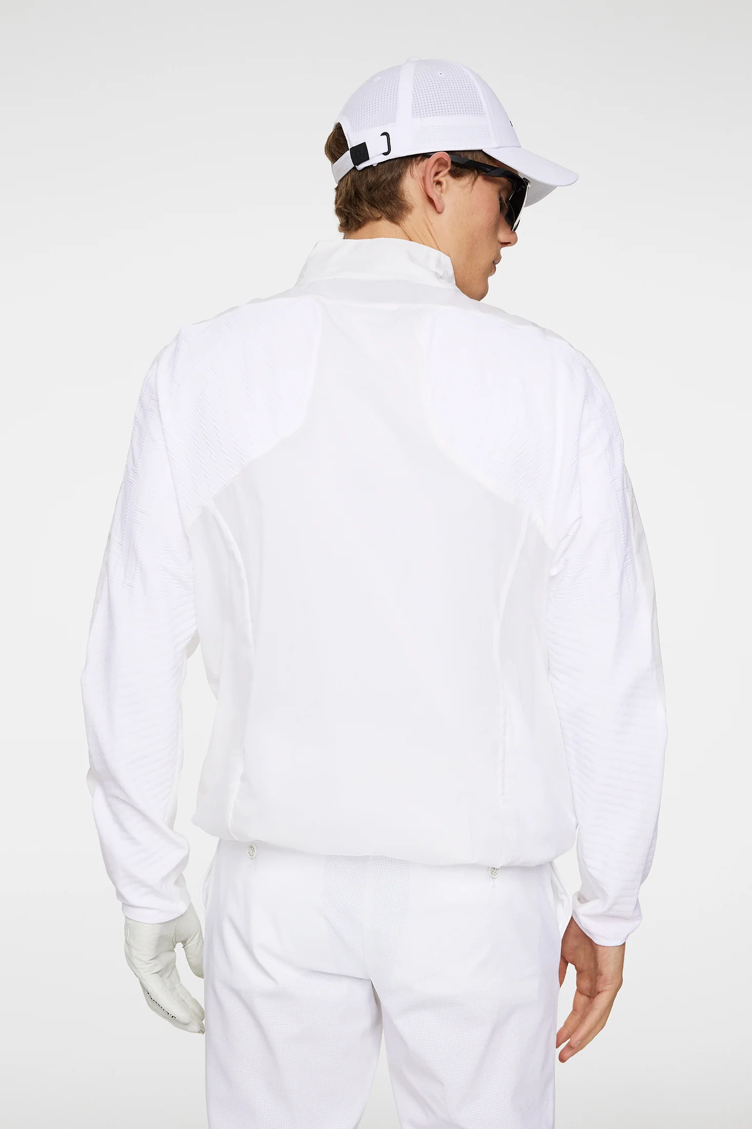 Orson 3D Knit Wind Jacket / White - Image 4
