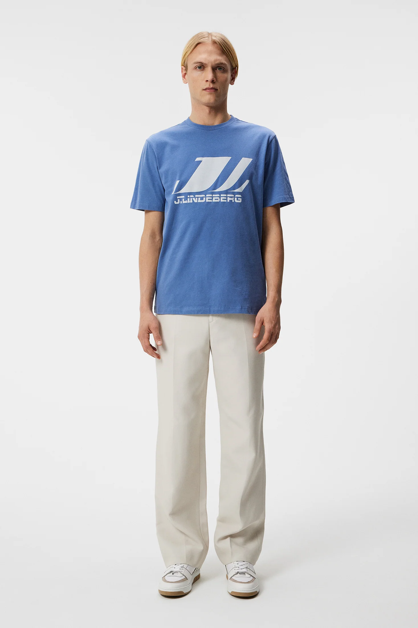 Parcy Logo Tee / Bijou Blue - Image 4