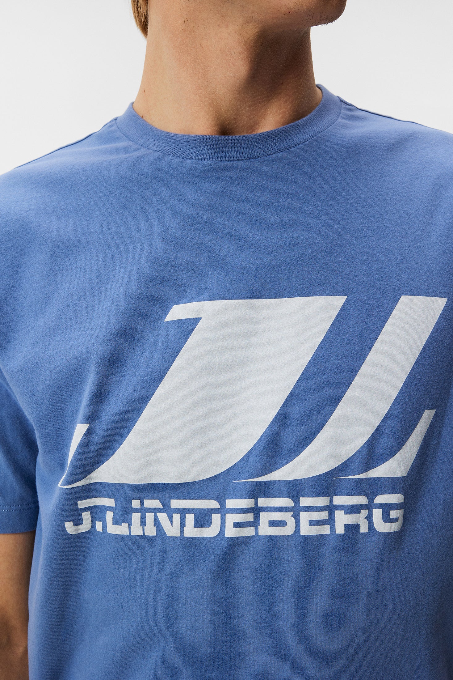 Parcy Logo Tee / Bijou Blue - Image 6