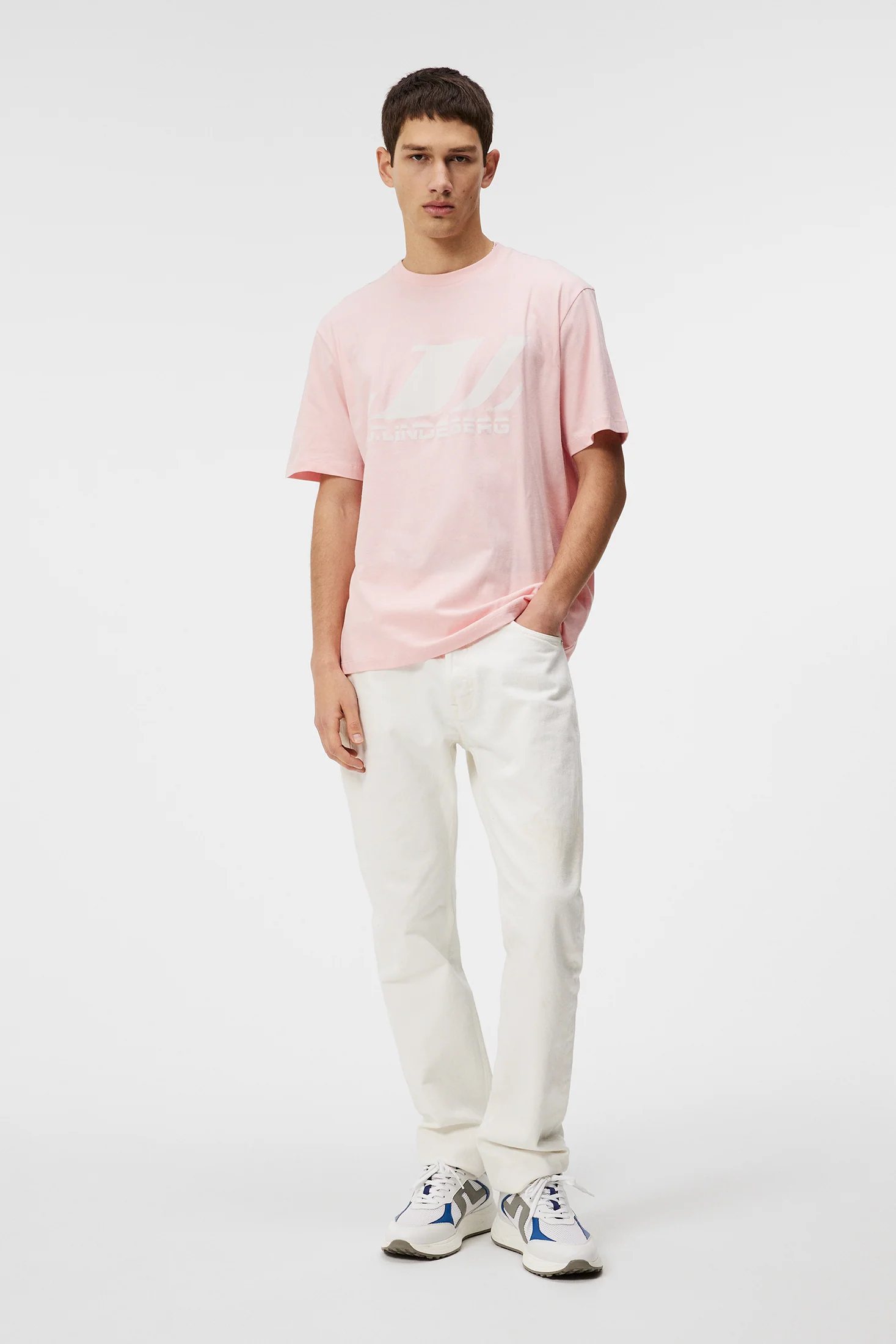 Parcy Logo Tee / Powder Pink - Image 4