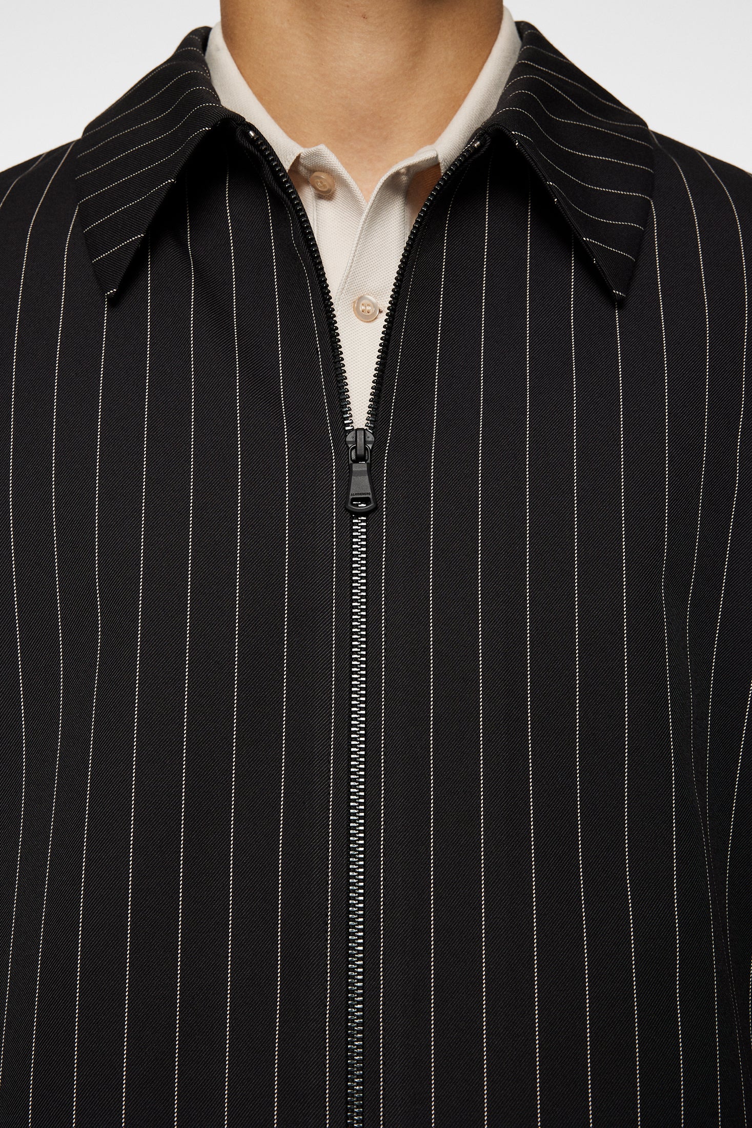 Parke Pin stripe jacket / Black - Image 7